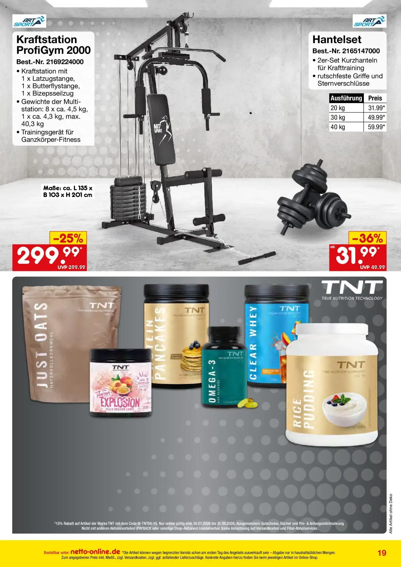 Netto Marken-Discount Online-Angebote August (ab 01.08.2026) » Angebote von 30. Juli bis 31. August 2026 - Prospekt seite 19