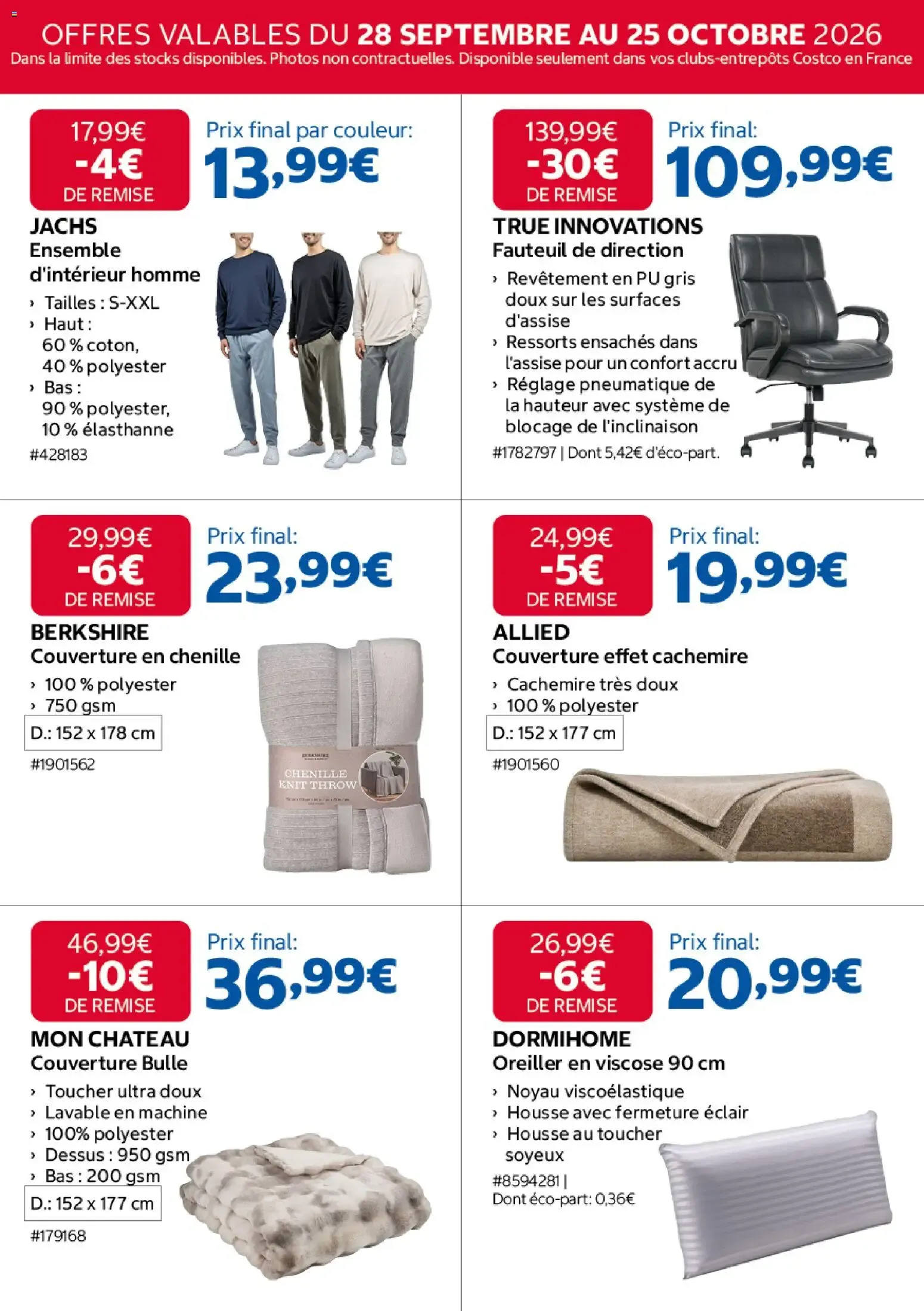 Réservé aux Membres : Plus de 1000€ de Remises Cumulées du 28 septembre au 25 octobre 2026 - Catalogue page 5