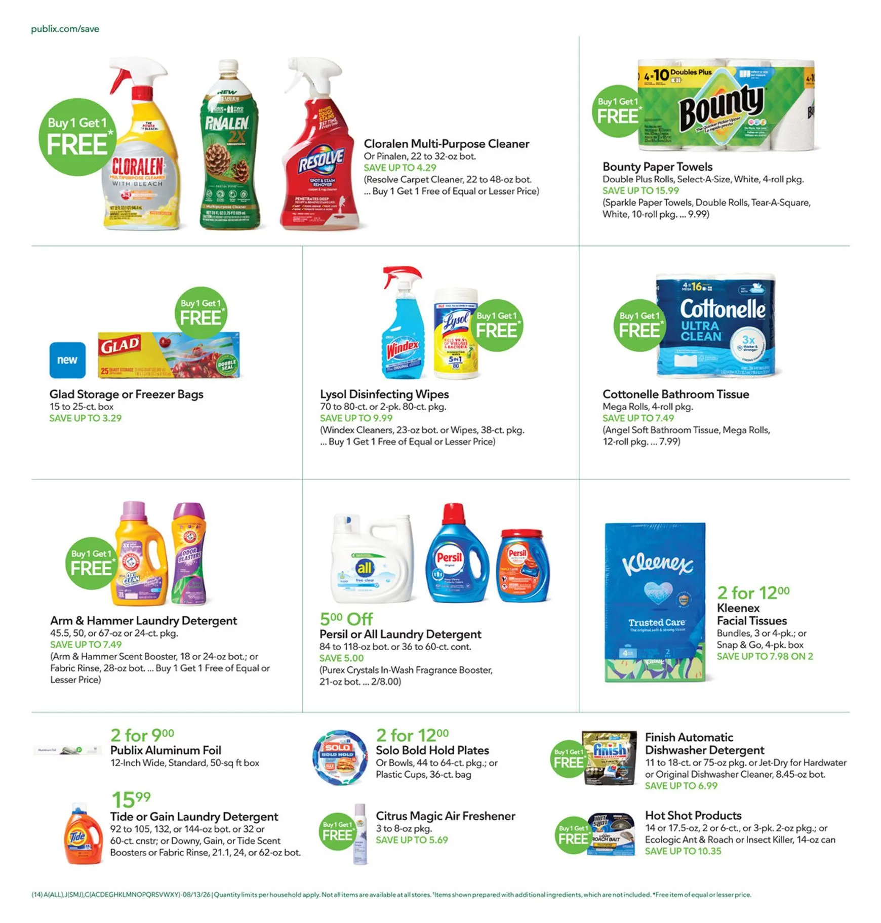 Weekly ad Current Publix leaflet valid from Wednesday 08/12/2026 to Tuesday 08/18/2026 from August 12 to August 18 2026 - Page 14