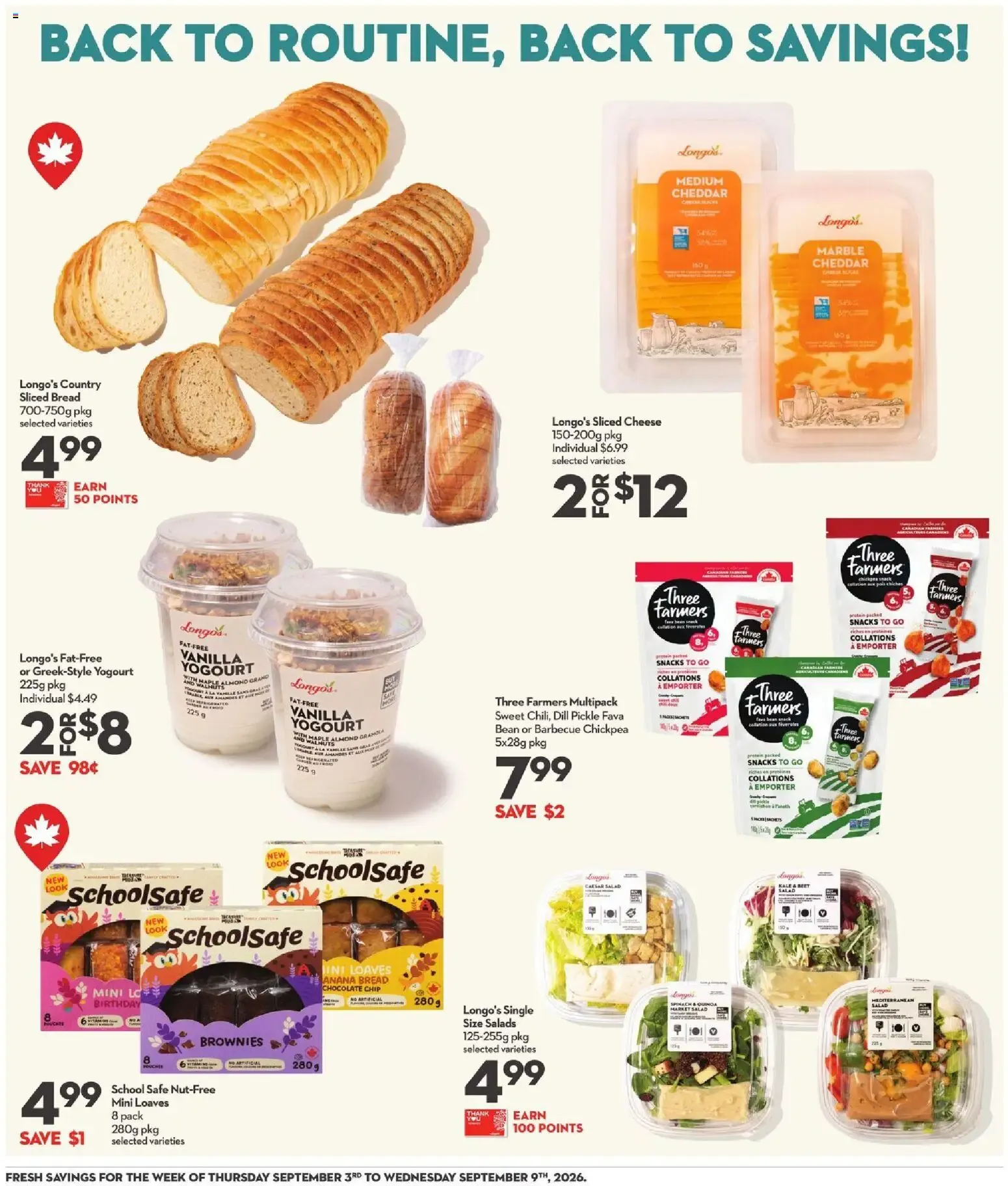 Longo's weekly flyer / circulaire from Sep 3, 2026 > weekly specials & deals from September 3 to September 9 2026 - flyer page 8