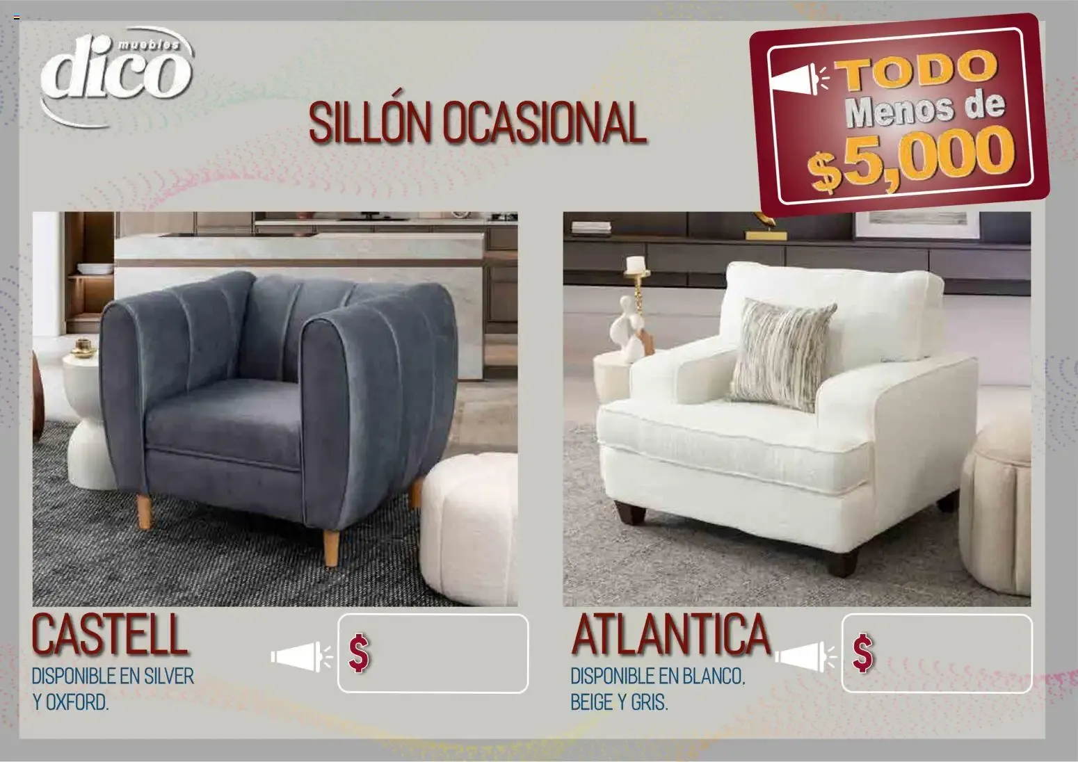 Catálogo de Muebles Dico - Todo Menos de $5,000 9 de abril al 31 de diciembre 2026 - Pagina 26