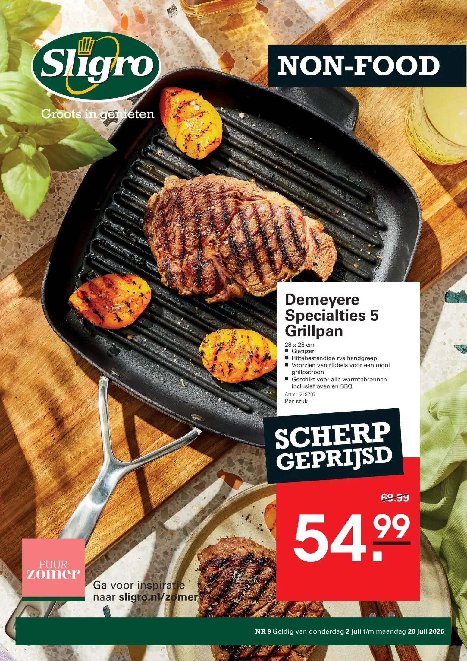 Sligro folder vanaf 02-07-2026 || NIEUWE van 2 juli tot 20 juli 2026 - Folder pagina 1