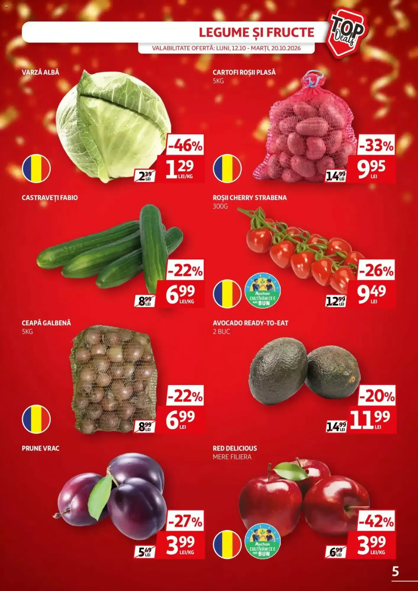 Catalog Catalog Auchan de la 12 octombrie până la 20 octombrie 2026 - Revista Pagina 5