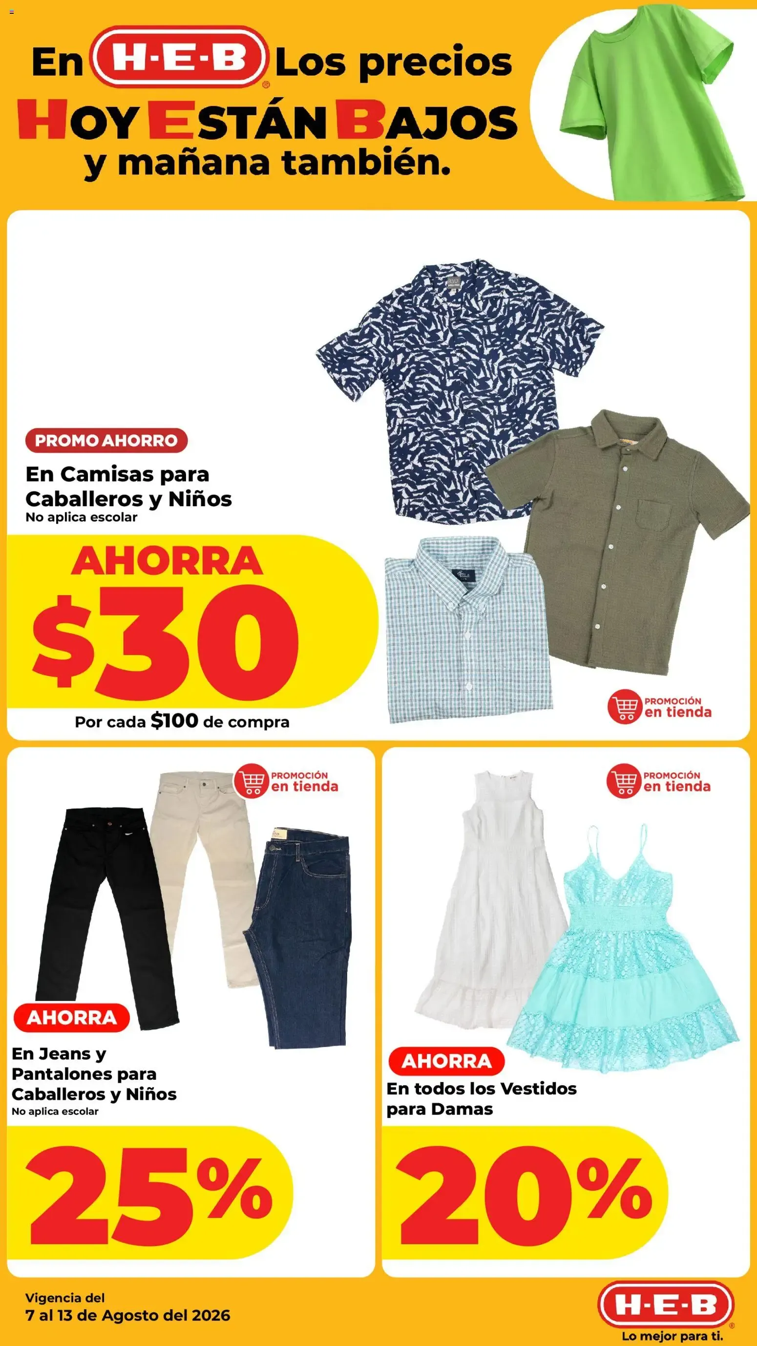 Catálogo de H-E-B: Precios Bajos Hoy y Mañana 7 de agosto al 10 de agosto 2026 - Pagina 20