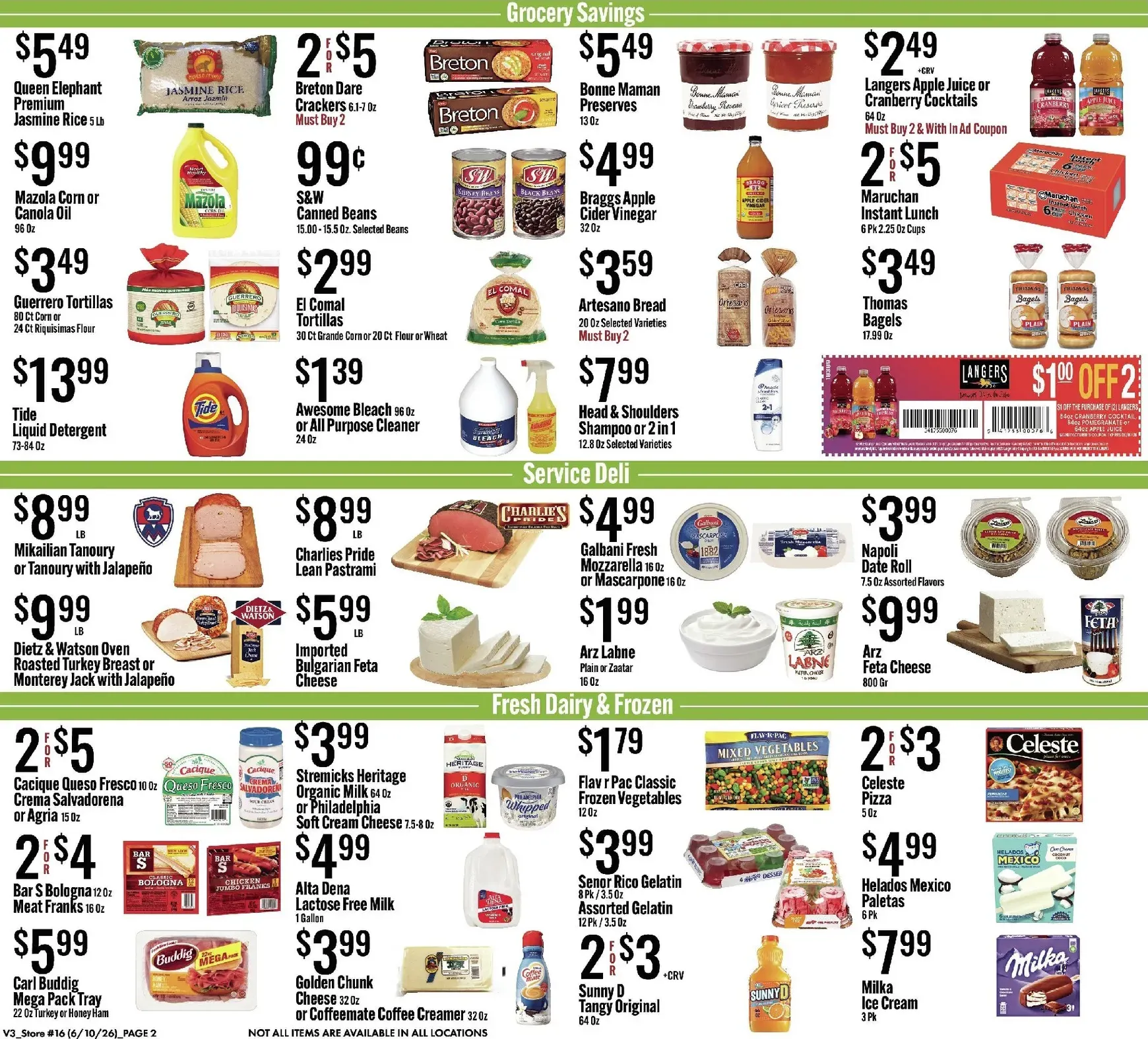 Weekly ad Current Jons leaflet valid from Wednesday 06/10/2026 to Tuesday 06/16/2026 from June 10 to June 16 2026 - Page 2