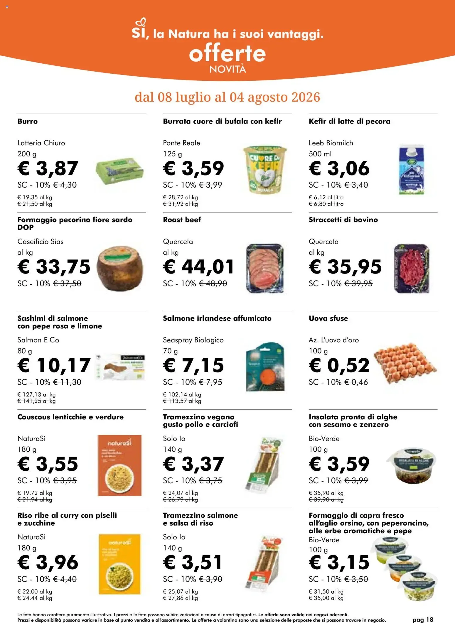 NaturaSì Offerte Luglio 2026 da 1 luglio a 31 luglio di 2026 - Pagina del volantino 18