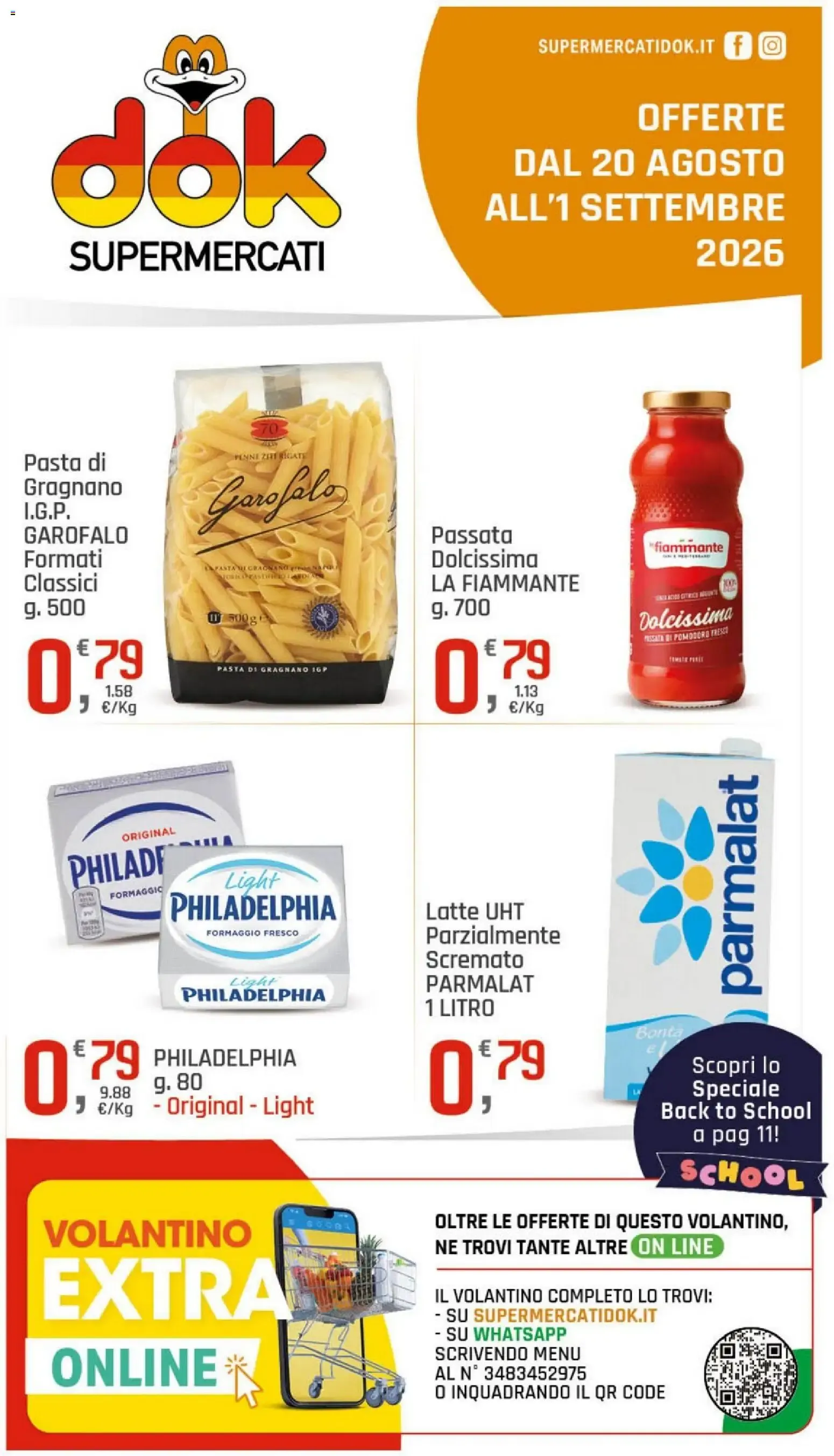 DOK Supermercati - Offerte da 20 agosto a 1 settembre di 2026 - Pagina del volantino 1