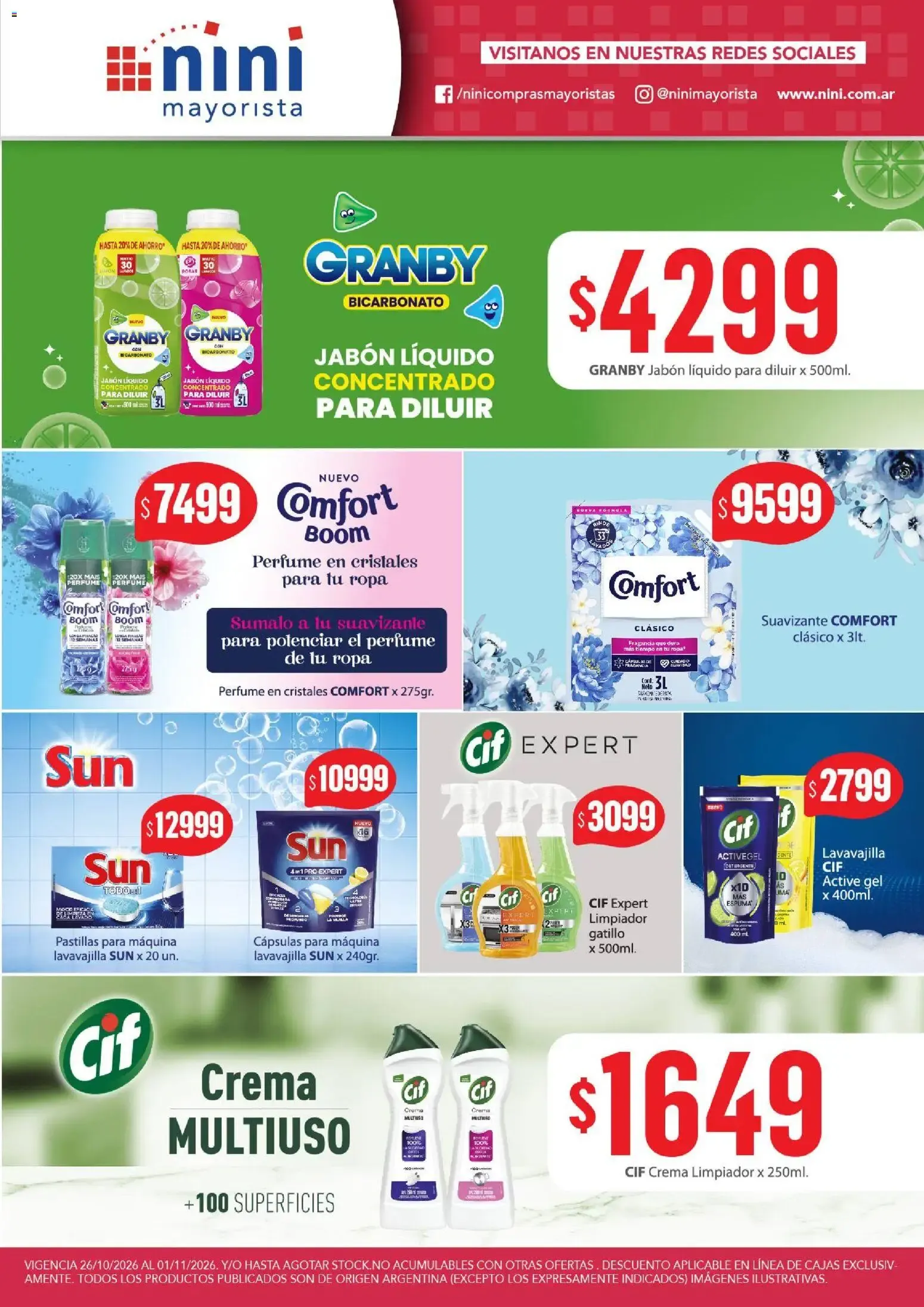 Ofertas de NINI Mayorista catálogo del 26/10/2026 - 01/11/2026 26 de octubre al 1 de noviembre 2026 - Página 13 del catálogo