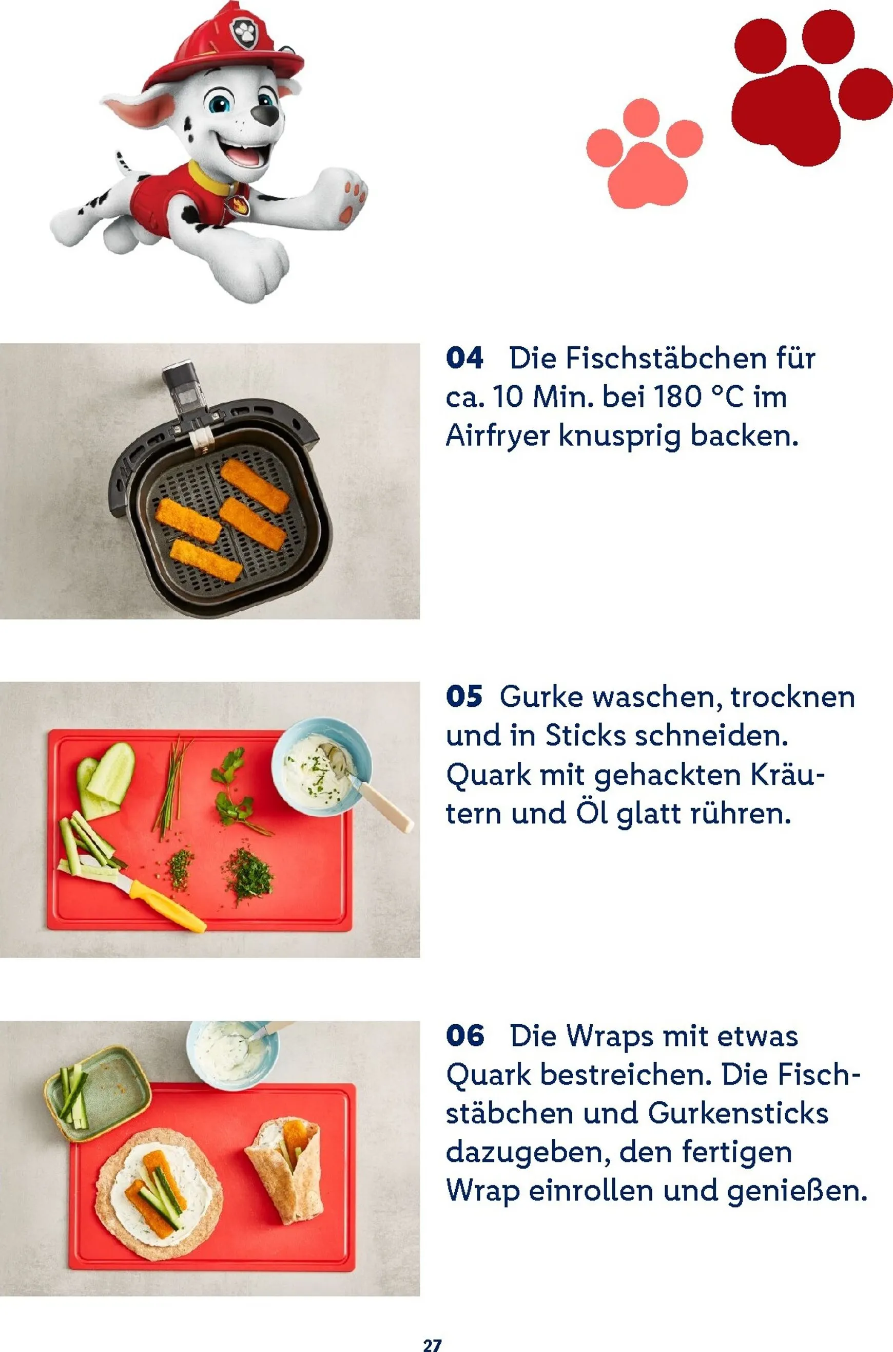 Lidl - Paw Patrol Rezeptheft Prospekt – von Montag 20.07.2026 bis Sonntag 23.08.2026 von 20. Juli bis 23. August 2026 - Prospekt seite 27