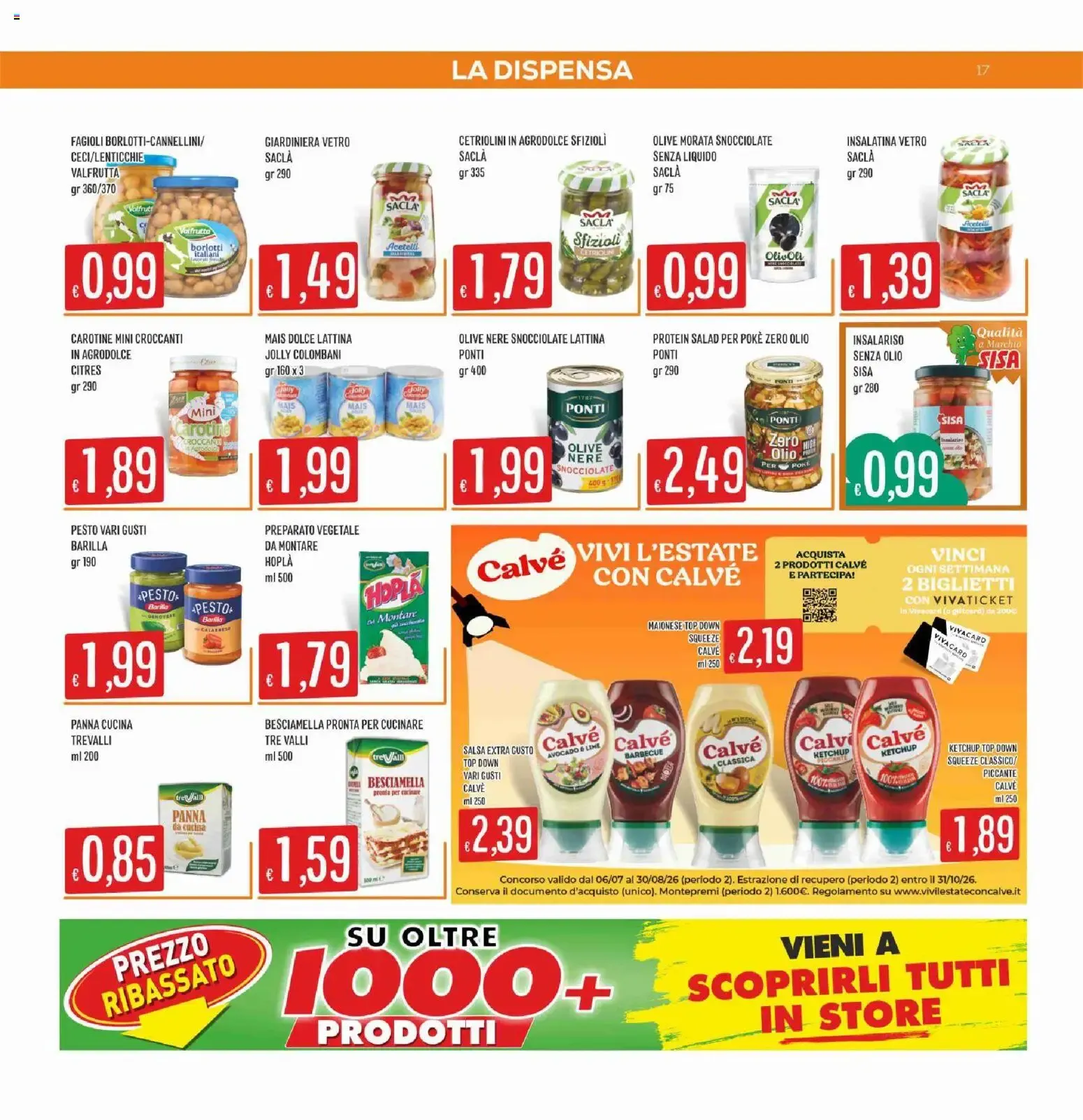 Nuovo SISA volantino Mercadò dal 06/08/2026 > offerte anteprima 🛍️ da 6 agosto a 19 agosto di 2026 - Pagina del volantino 17