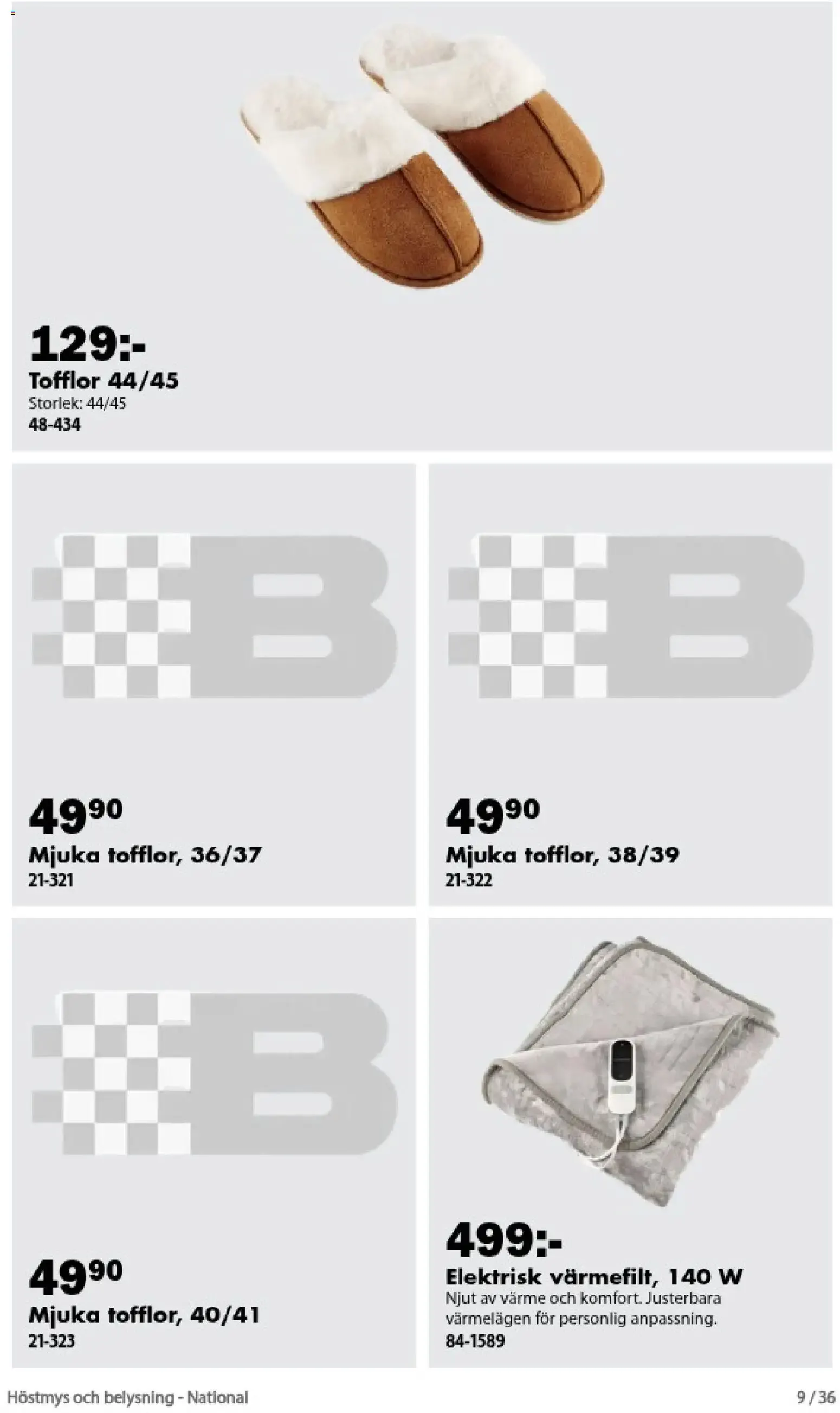 Gör det mysigt i höstmörkret! från 1 september till 30 september 2026 - Reklamblad sidor 9
