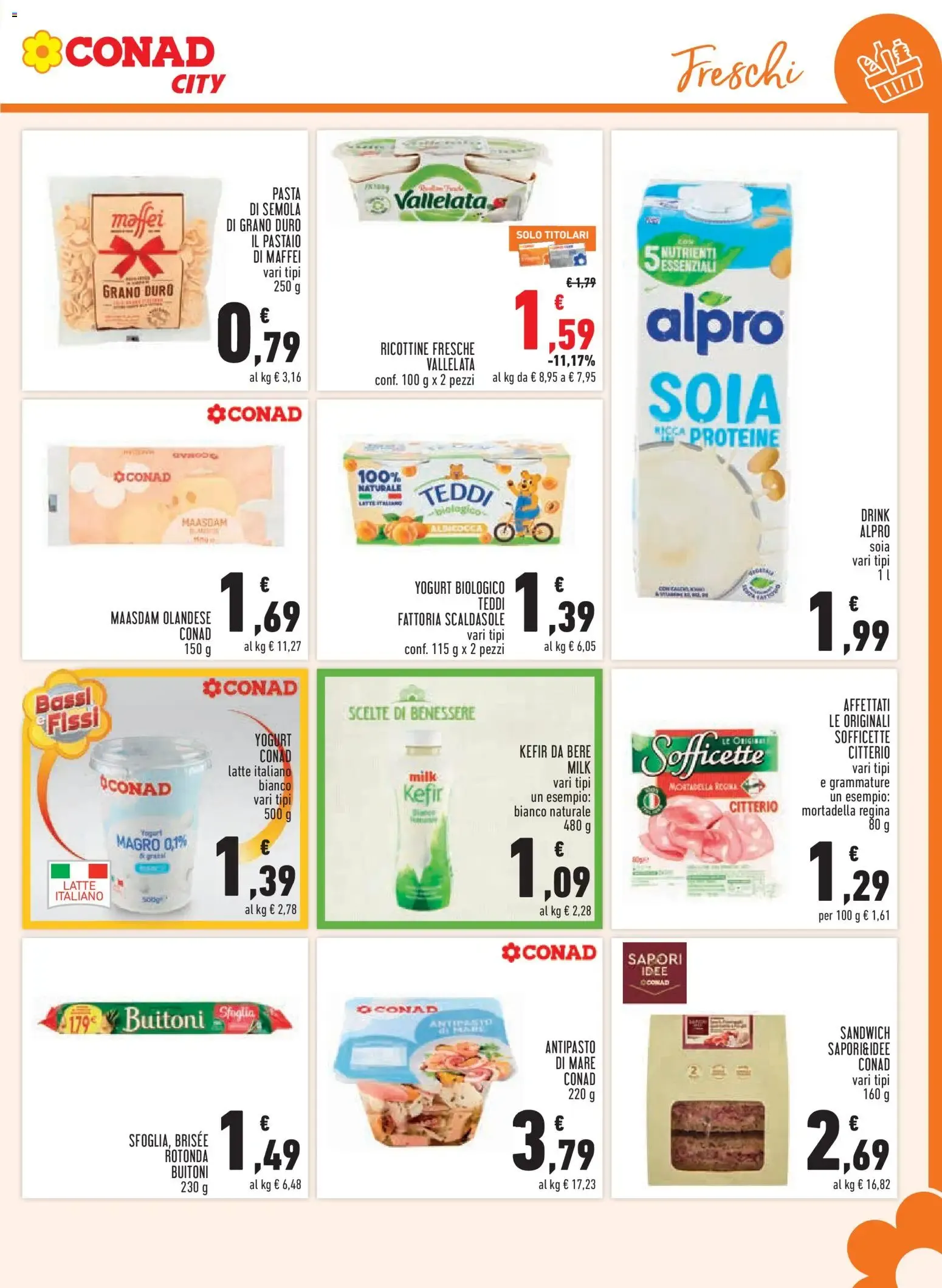 Volantino Conad City Sotto Costo da 16 luglio a 25 luglio di 2026 - Pagina del volantino 8