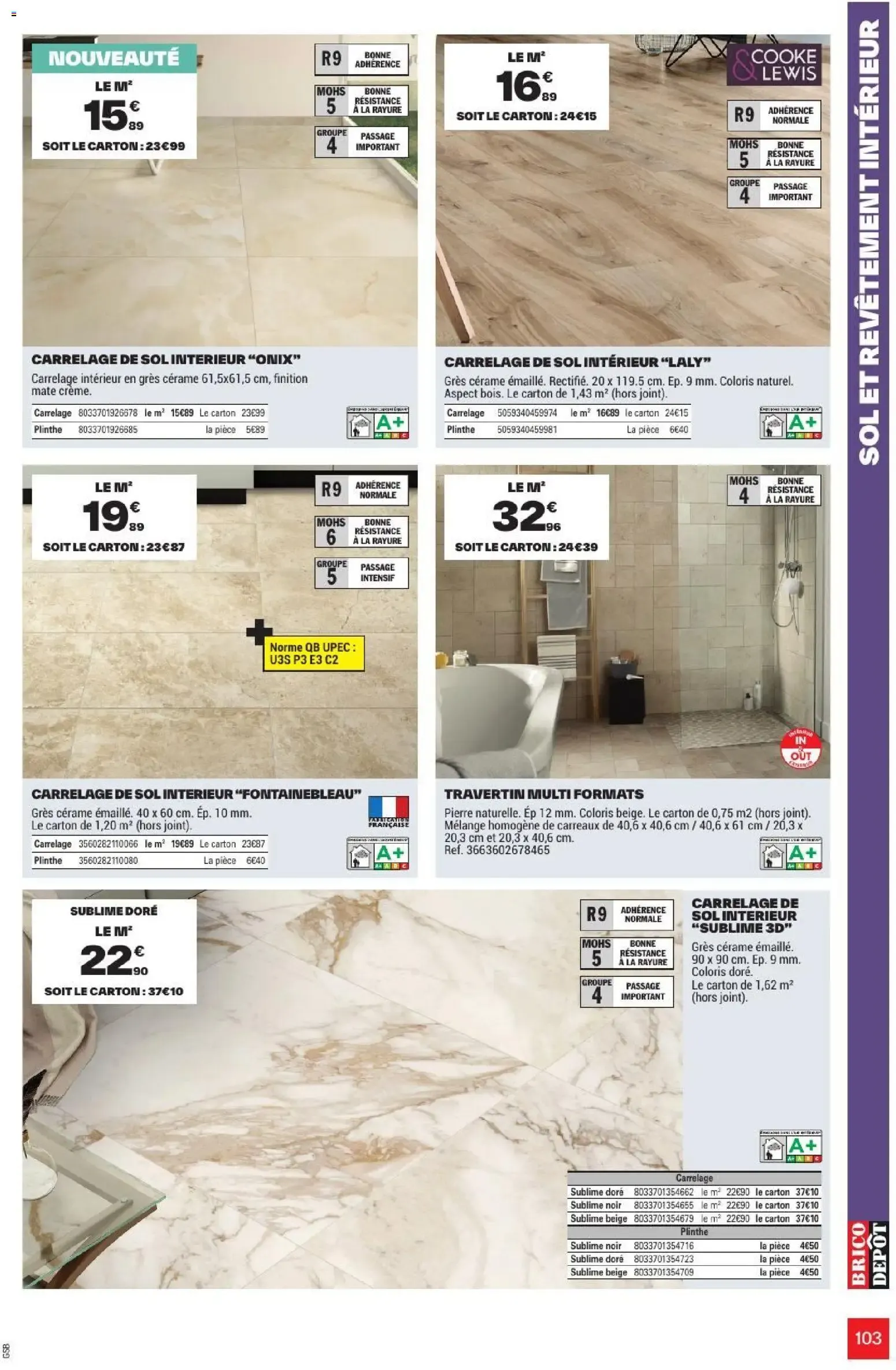 L'OFFICIEL DU BRICOLAGE - Automne du 17 septembre au 1 octobre 2026 - Catalogue page 103