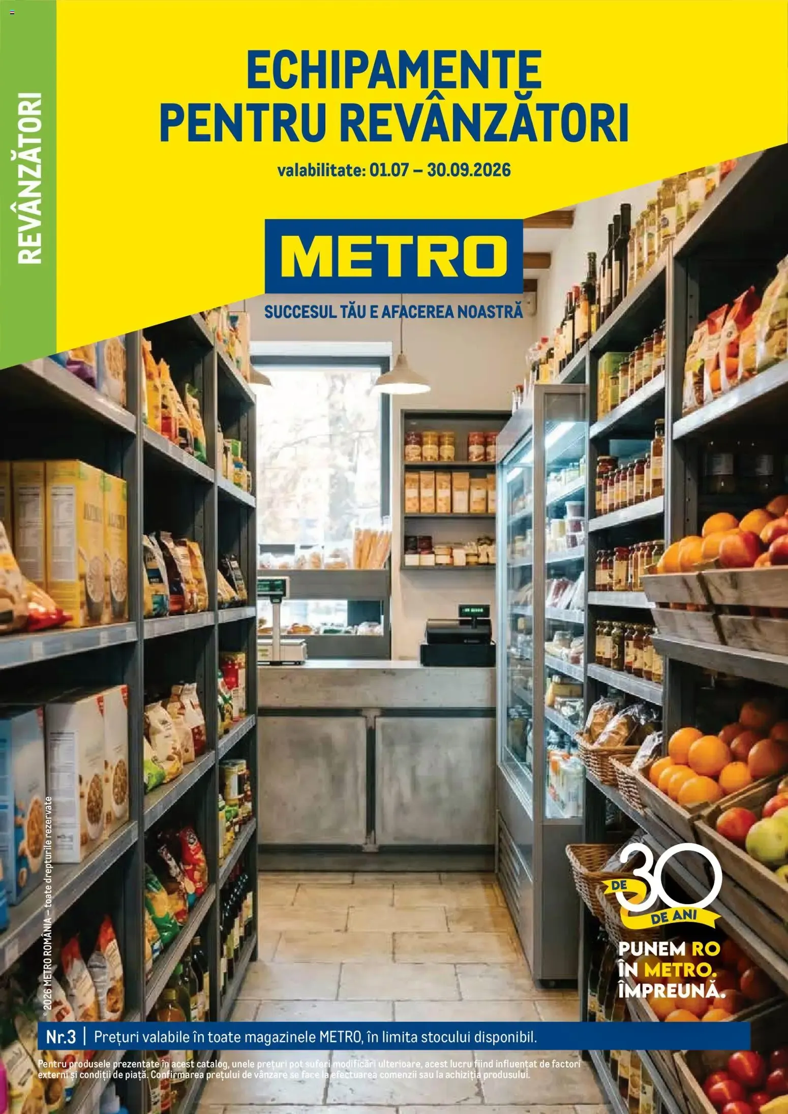 Catalog Metro Catalog Echipamente Pentru Revânzători - Oferta 01.07.2026 - 30.09.2026 de la 1 iulie până la 30 septembrie 2026 - Revista Pagina 1