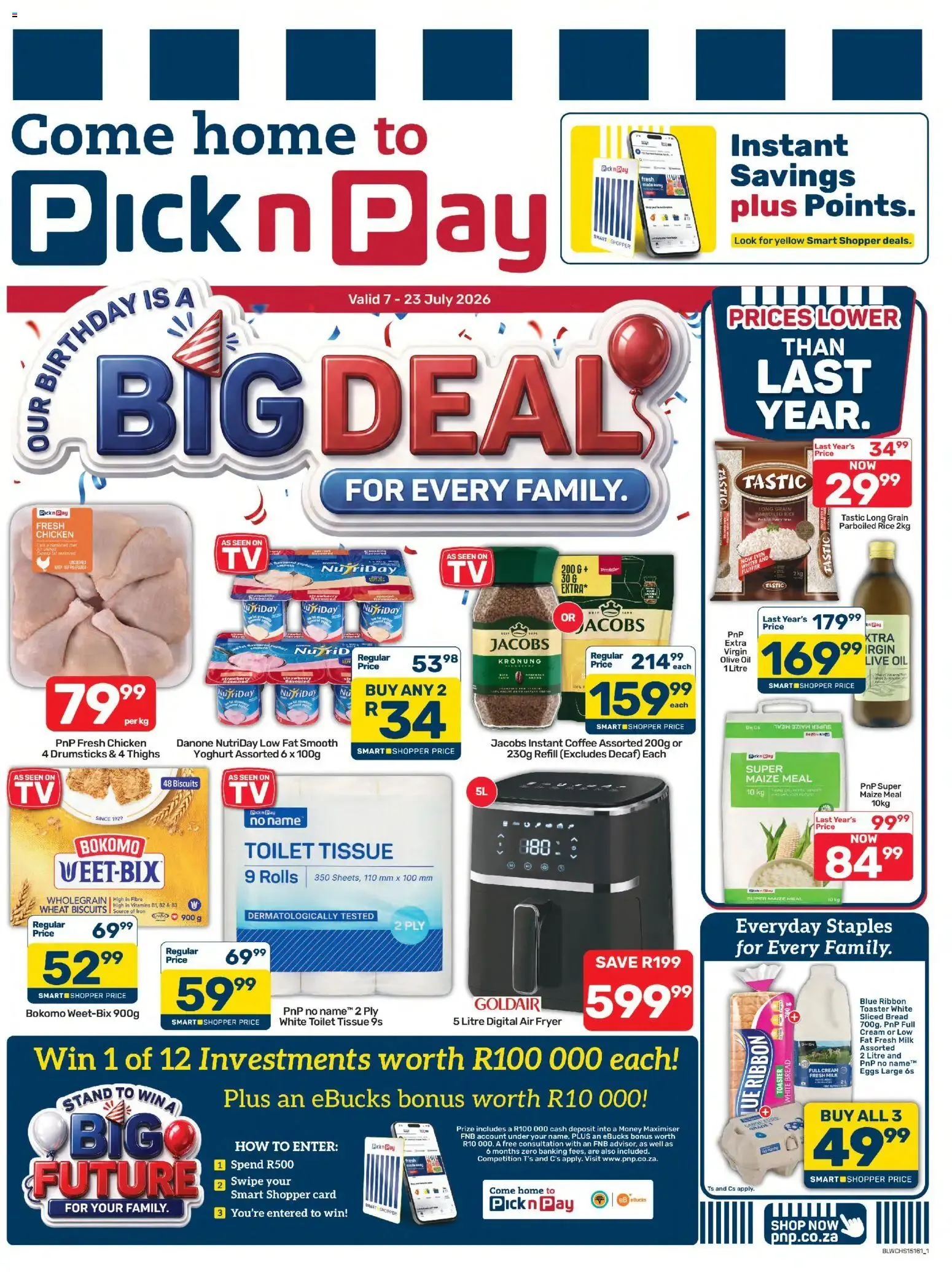 Pick n Pay Western Cape - Birthday Specials (07/07/2026 - 23/07/2026) Online