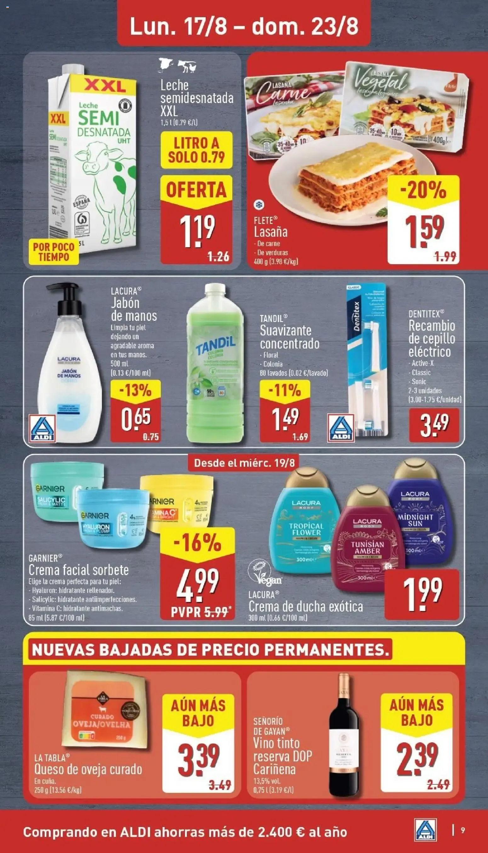 Catálogo de Aldi folleto Península del 17/08/2026 | Catálogo 17 de agosto al 23 de agosto 2026 - Página 9
