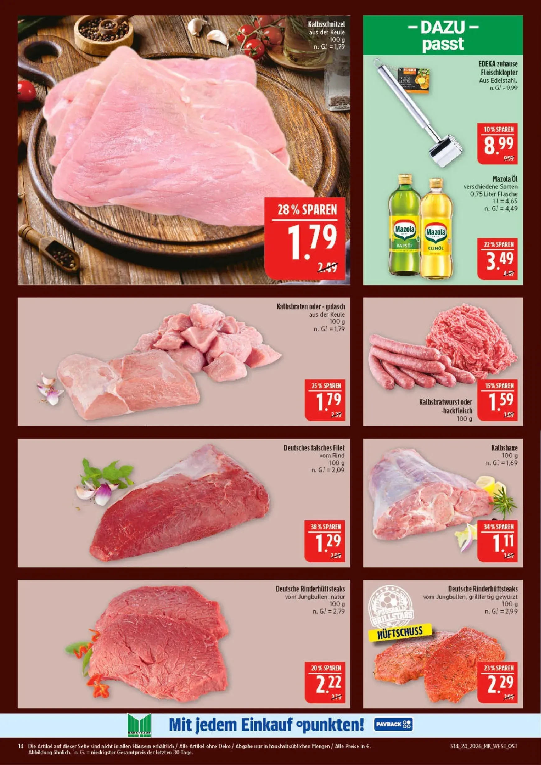 Marktkauf Prospekt – von Montag 08.06.2026 bis Samstag 13.06.2026 von 8. Juni bis 13. Juni 2026 - Prospekt seite 14