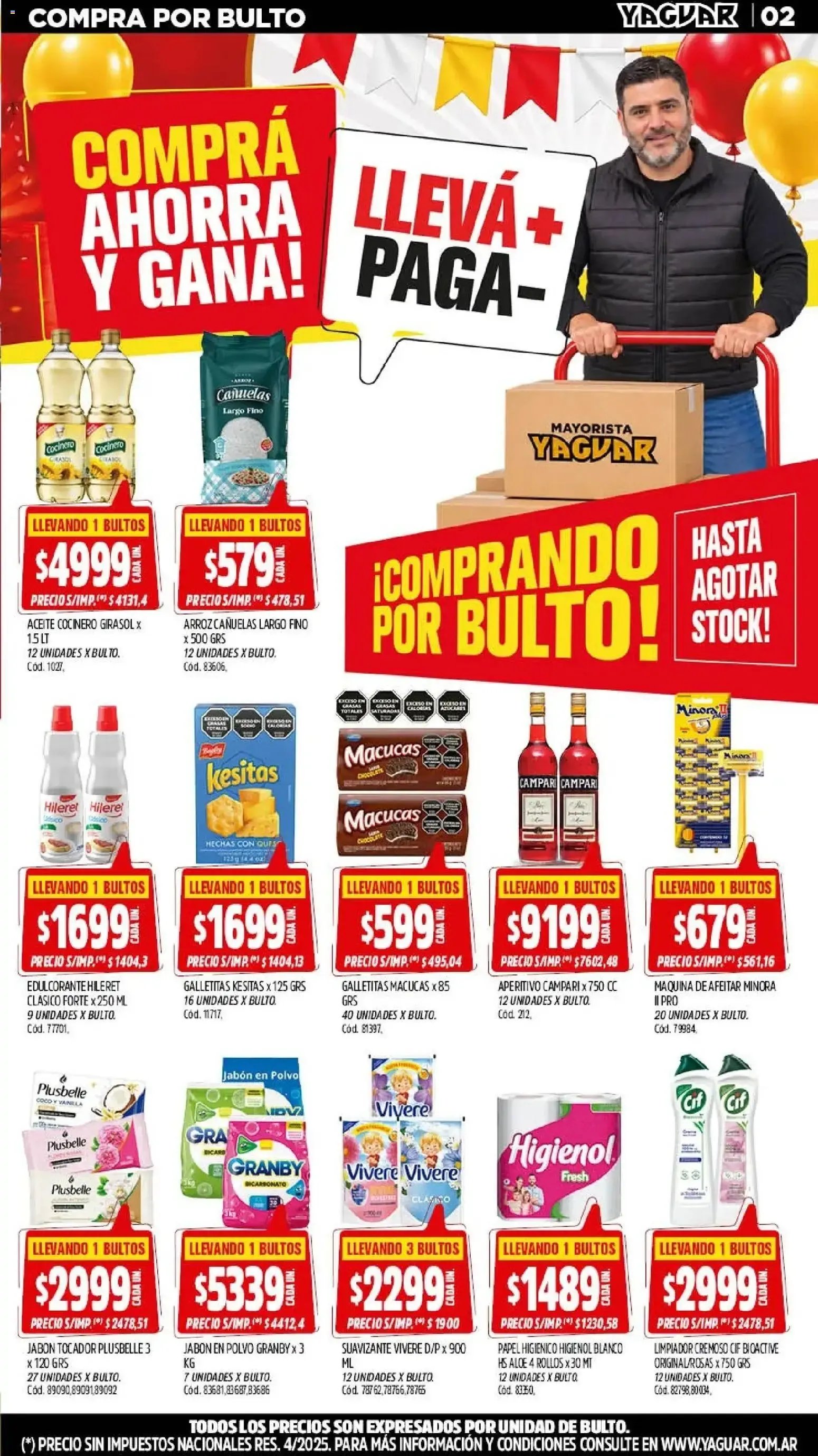 Ofertas de Yaguar Mayorista - El Cumple del Año 38 26 de octubre al 1 de noviembre 2026 - Página 2 del catálogo