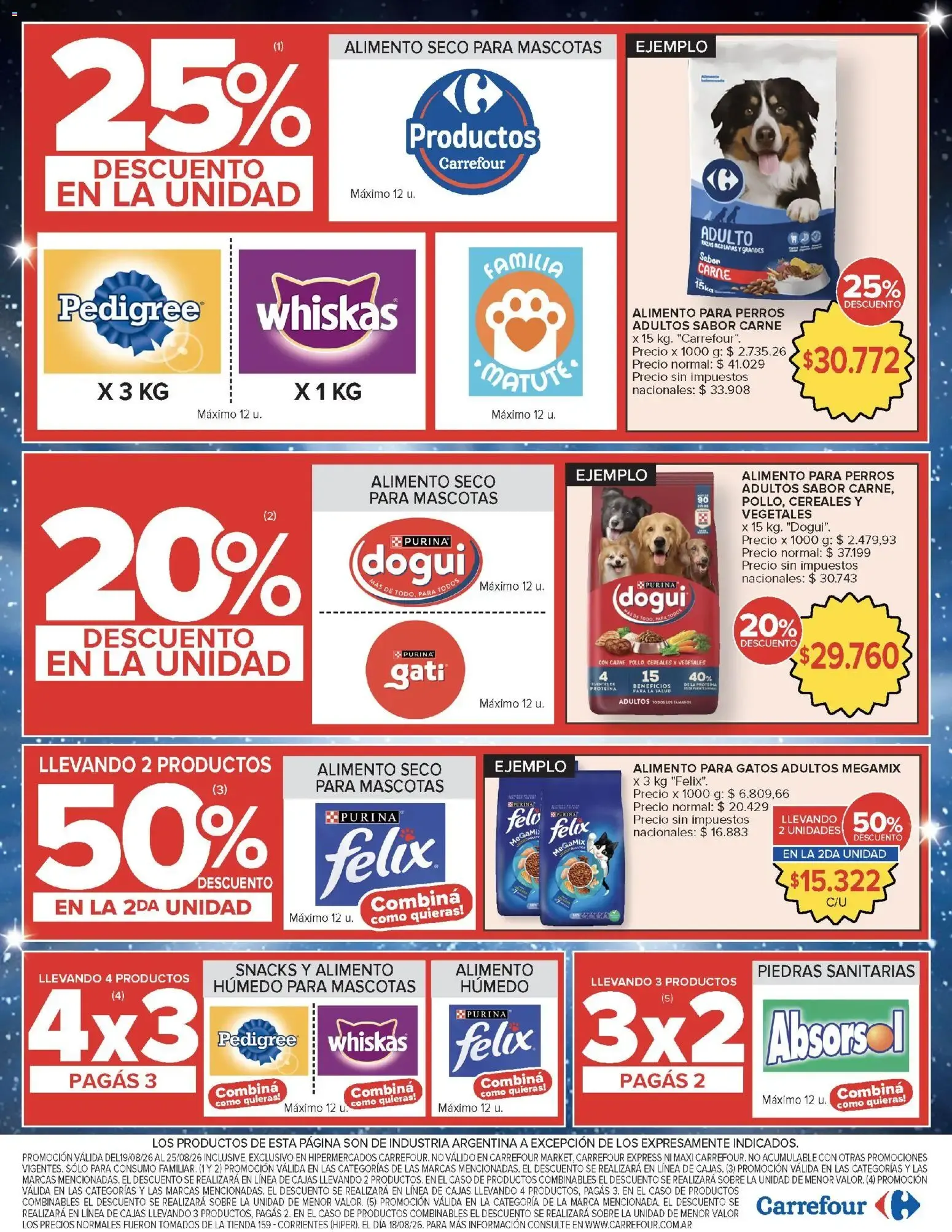 Ofertas de Carrefour Ahorro Gigante: Ofertas Hiper y Market 19 de agosto al 25 de agosto 2026 - Página 20 del catálogo