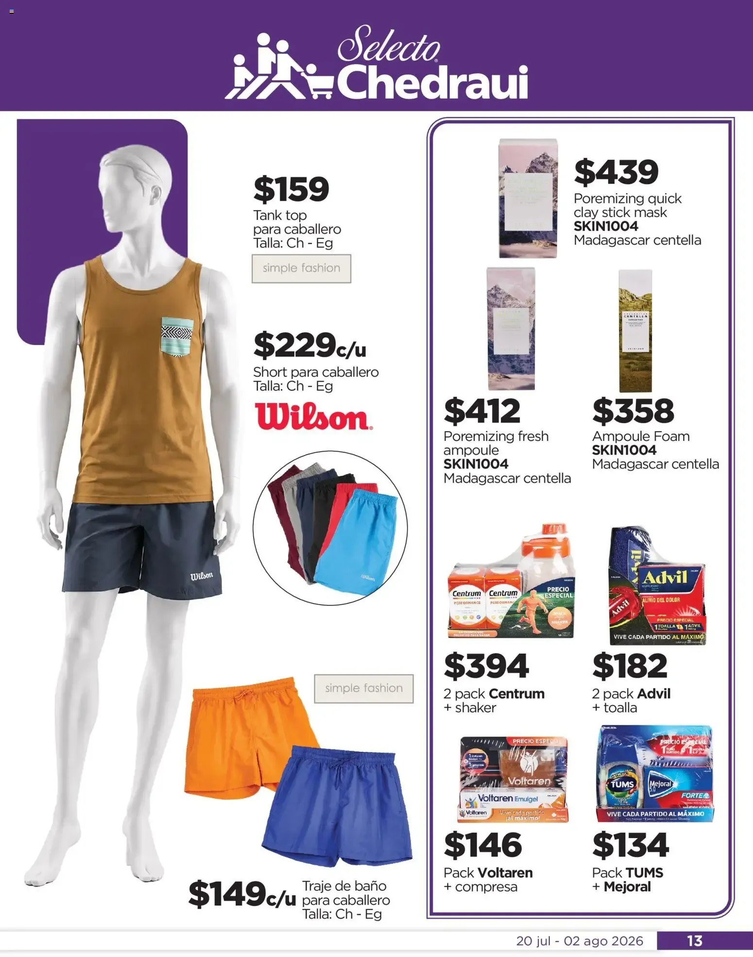 Catálogo de Chedraui folleto Por Ti ofertones de verano (20/07/2026 - 02/08/2026) - catálogo en línea 20 de julio al 2 de agosto 2026 - Pagina 13
