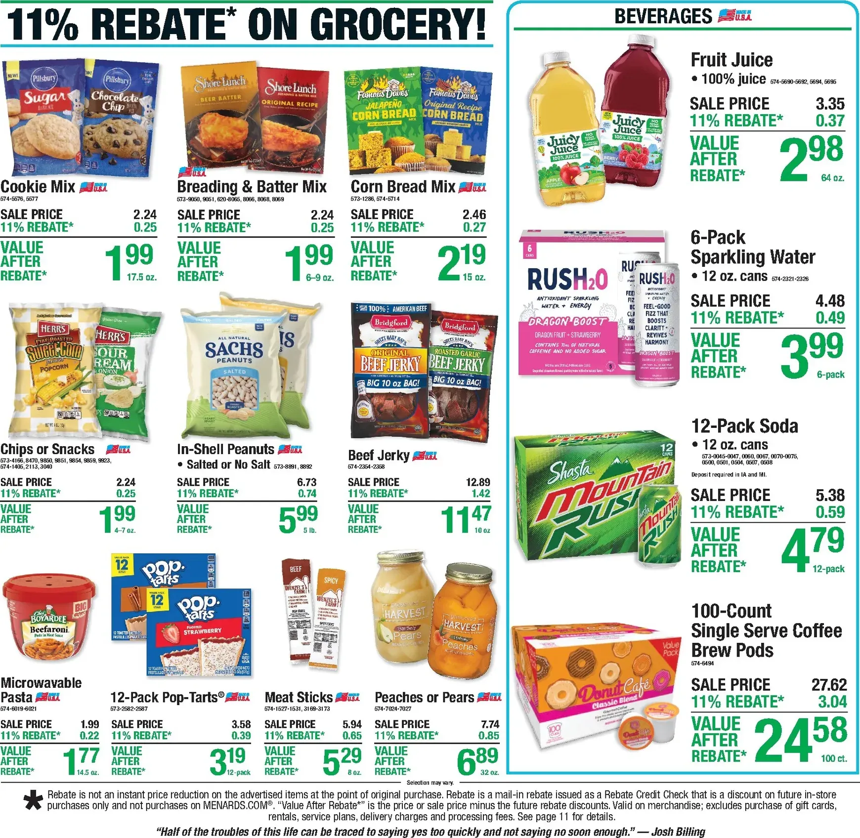 Weekly ad 11% Rebate on Everything! from September 10 to September 20 2026 - Page 19