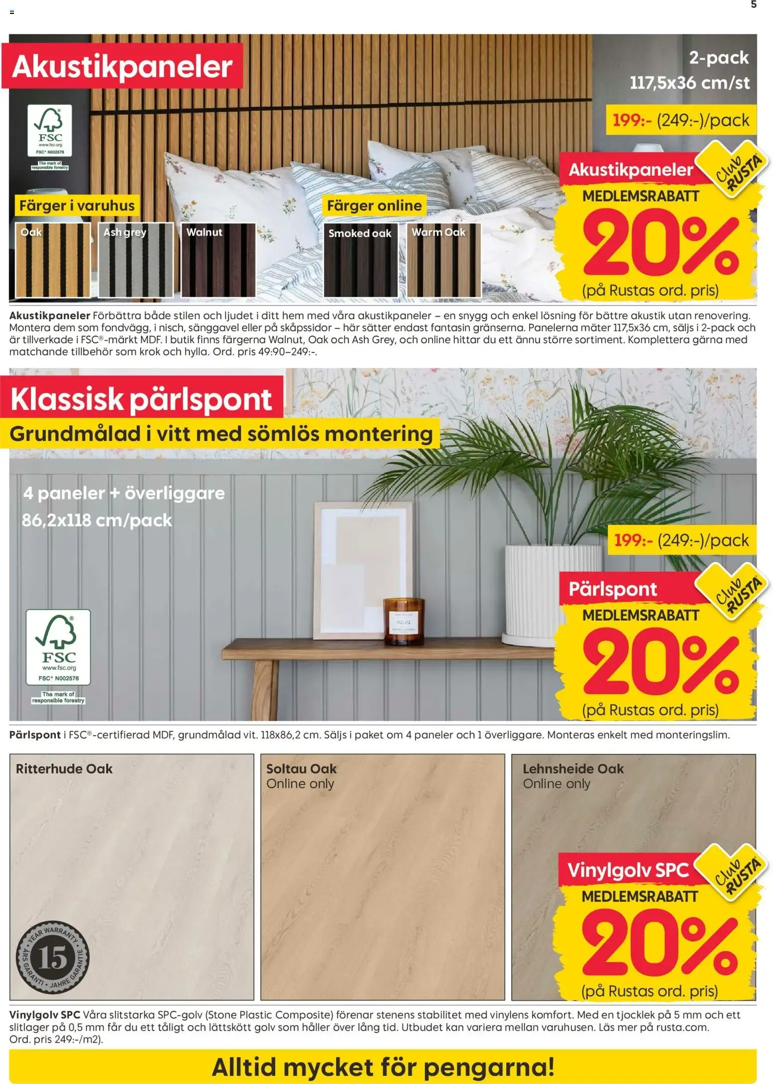 Rusta erbjudanden från 14/09/2026 - 20/09/2026 > Reklamblad nuvarande rabatter från 14 september till 20 september 2026 - Reklamblad sidor 5