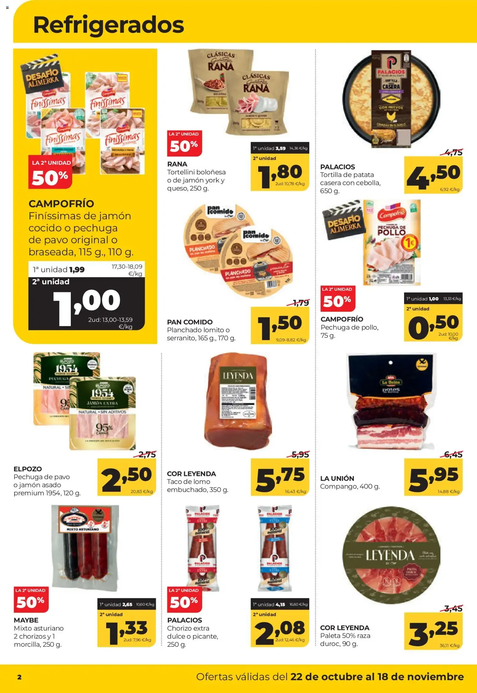 Catálogo de Alimerka folleto >> 22/10 - 18/11/2026 (catálogo) 22 de octubre al 18 de noviembre 2026 - Página 2