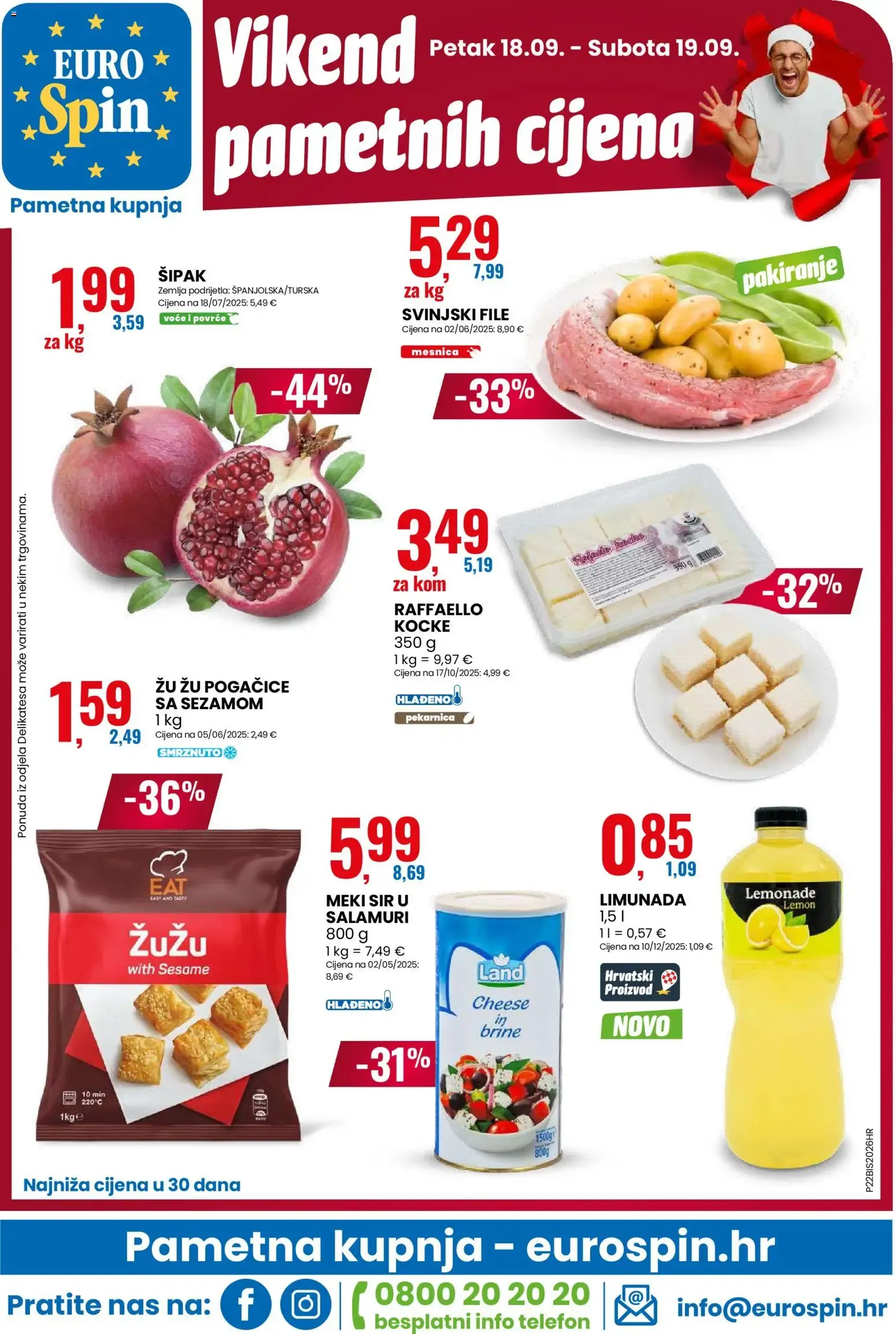 Katalog Pametna kupnja DOMAĆE I POVOLJNO od 16. rujna do 22. rujna 2026. - Pregled Stranica 16