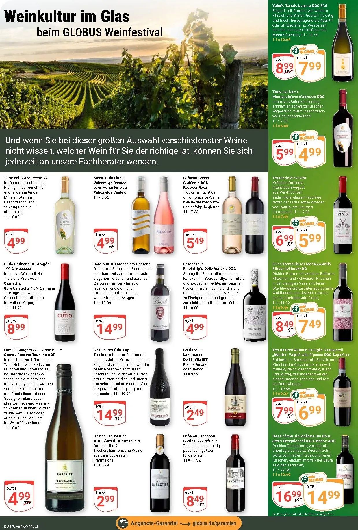 Globus - Dutenhofen Prospekt – von Montag 26.10.2026 bis Samstag 31.10.2026 von 26. Oktober bis 31. Oktober 2026 - Prospekt seite 20
