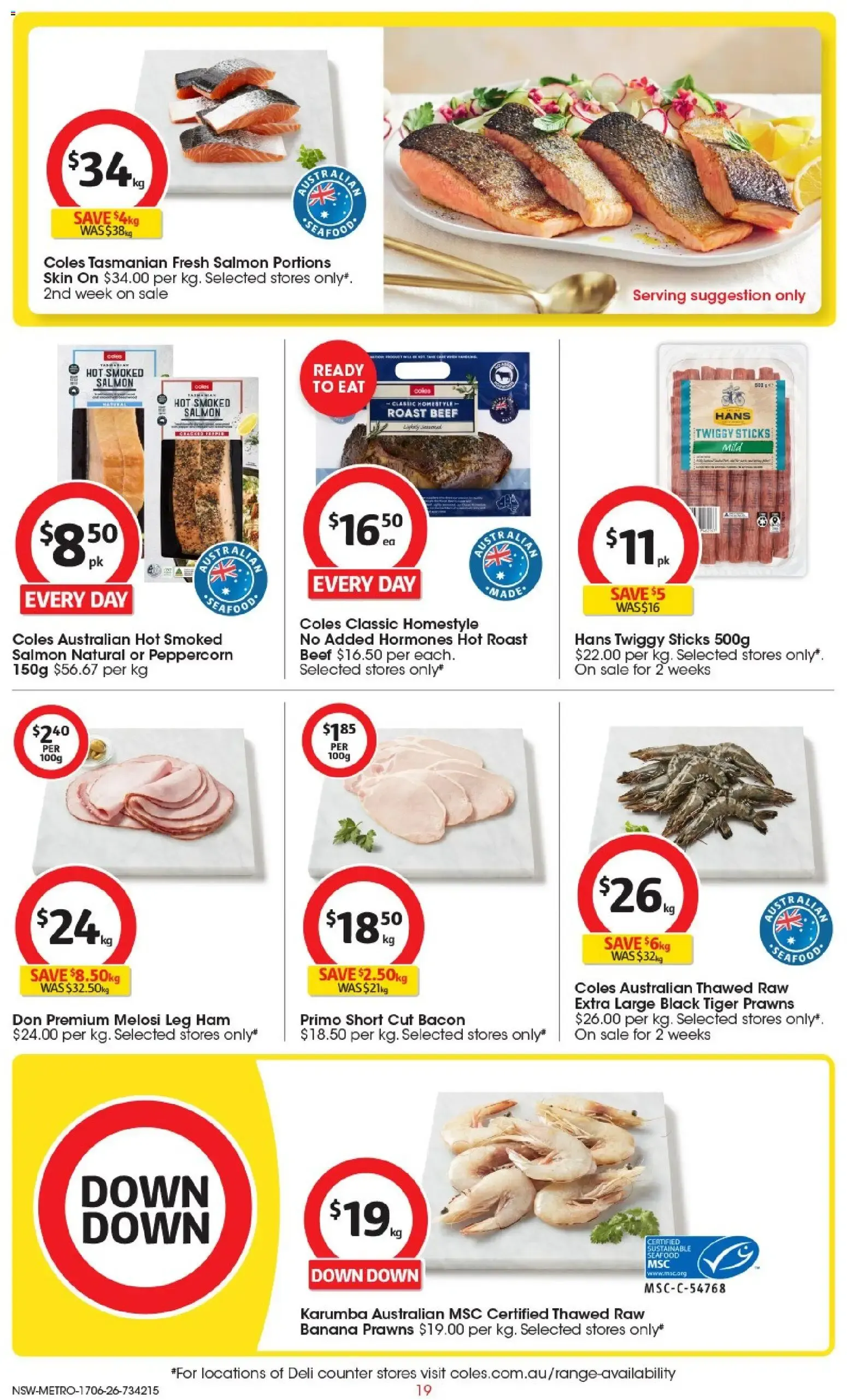 Coles catalogue valid from 17/06/2026 > Online Australia - Catalogue valid from 17 June to 23 June 2026 - page 19