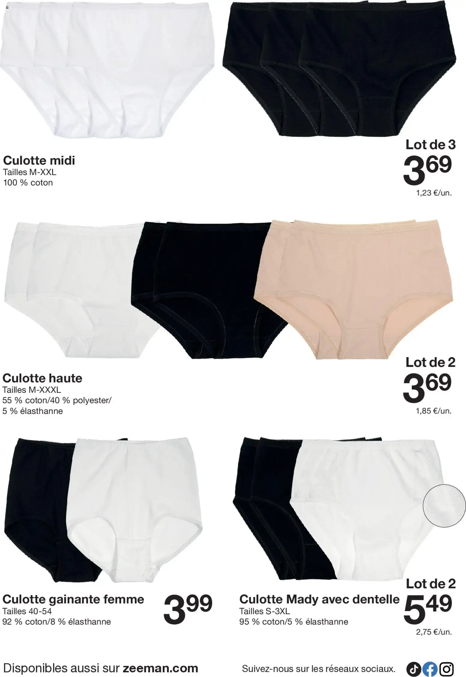 Zeeman - Promoción Ropa Interior Femenina du 13 juin au 26 juin 2026 - Catalogue page 8
