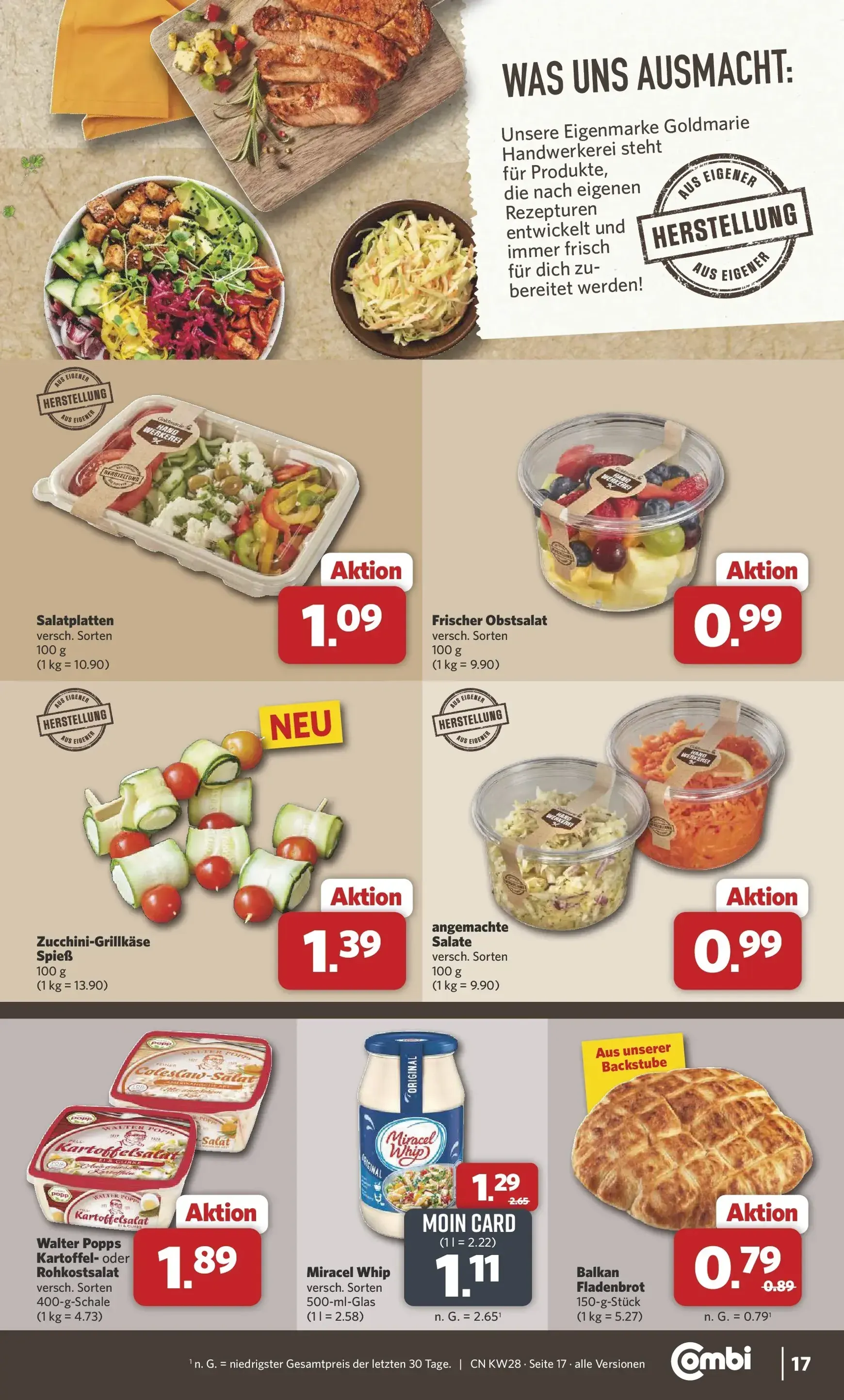 Combi Prospekt – von Montag 06.07.2026 bis Samstag 11.07.2026 von 6. Juli bis 11. Juli 2026 - Prospekt seite 17