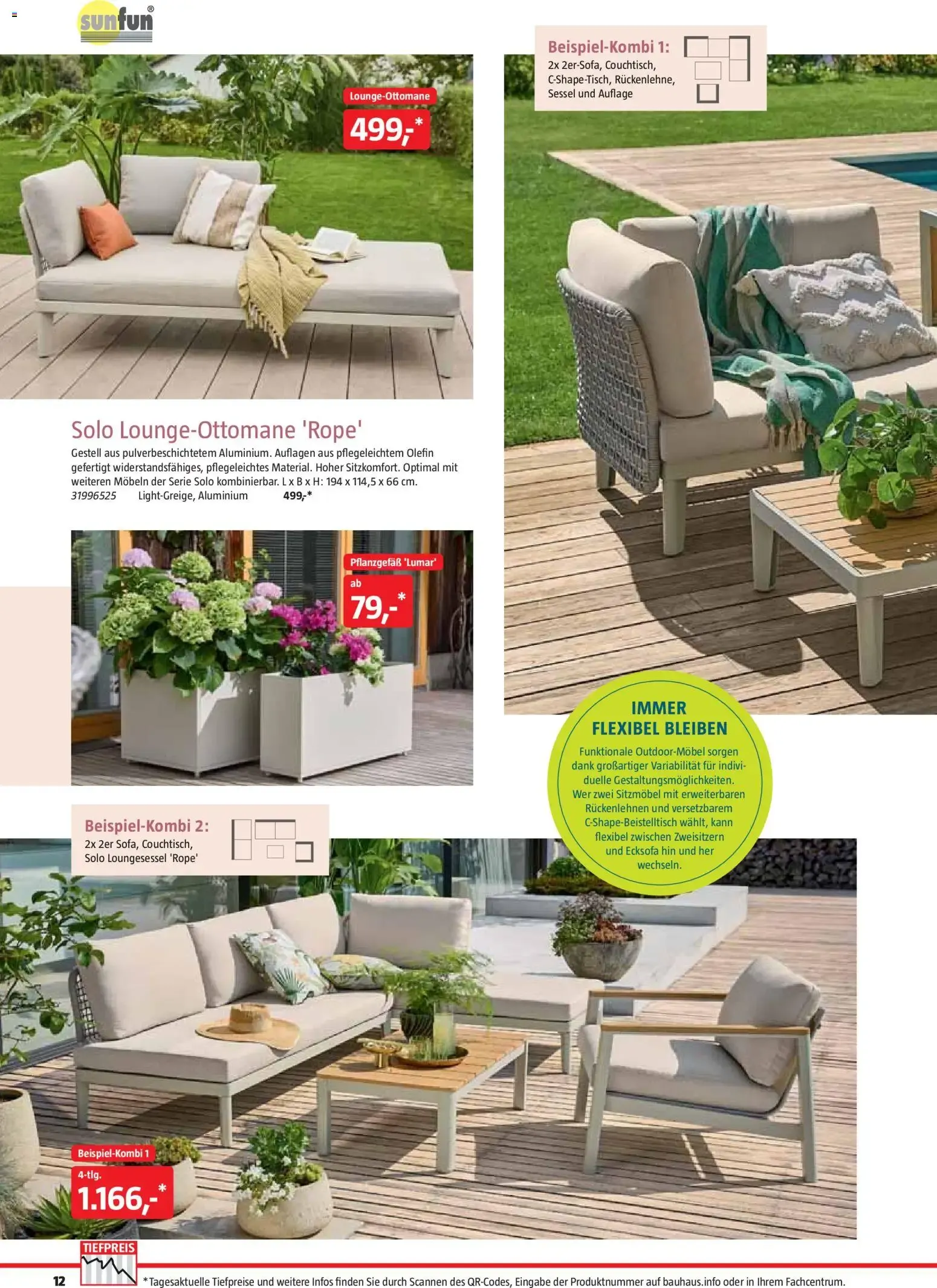 Bauhaus Freizeit im Garten von 01.05.2026 - Aktuelle Angebote von 1. Mai bis 30. Juni 2026 - Flugblätt seite 12