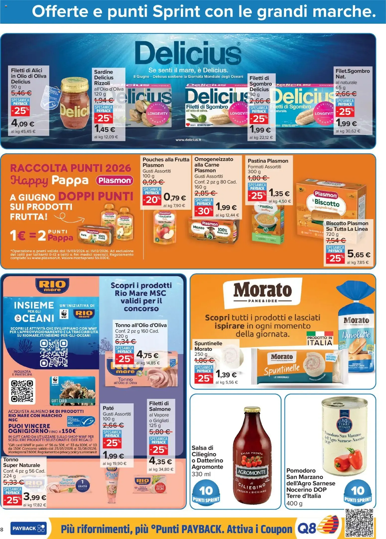 Nuovo Carrefour volantino Market - Punti Sprint Payback dal 16/06/2026 > offerte anteprima 🛍️ da 16 giugno a 29 giugno di 2026 - Pagina del volantino 8