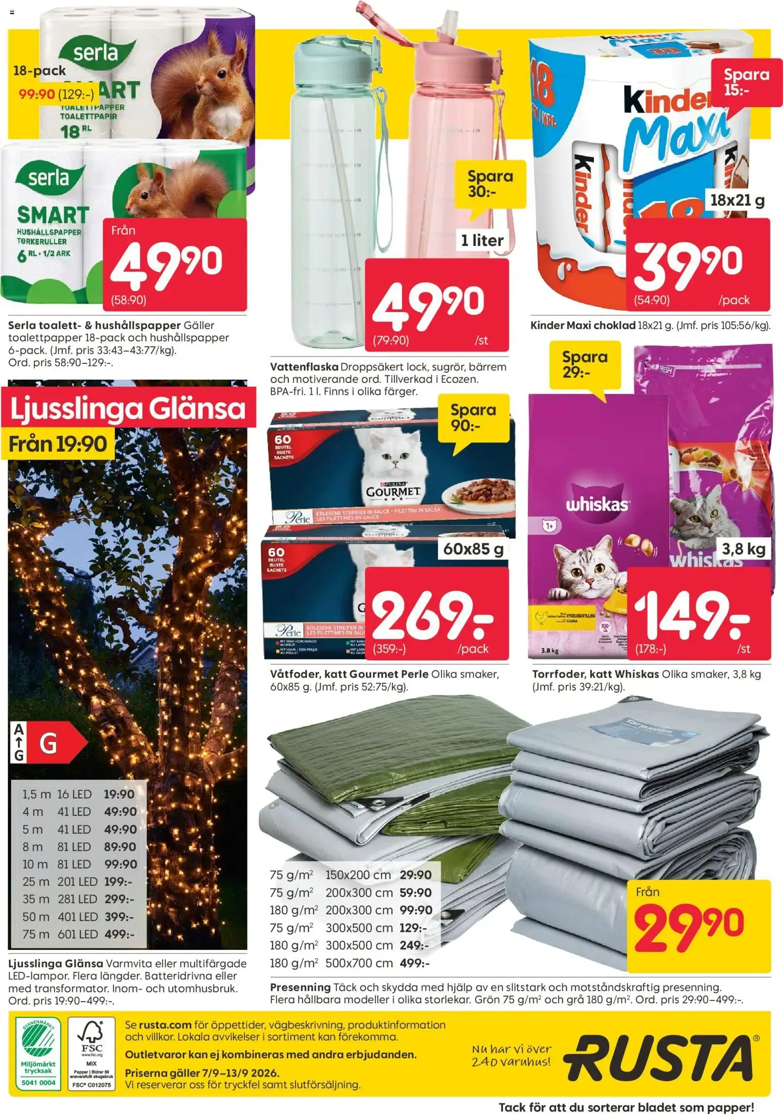 Rusta erbjudanden från 07/09/2026 - 13/09/2026 > Reklamblad nuvarande rabatter från 7 september till 13 september 2026 - Reklamblad sidor 16