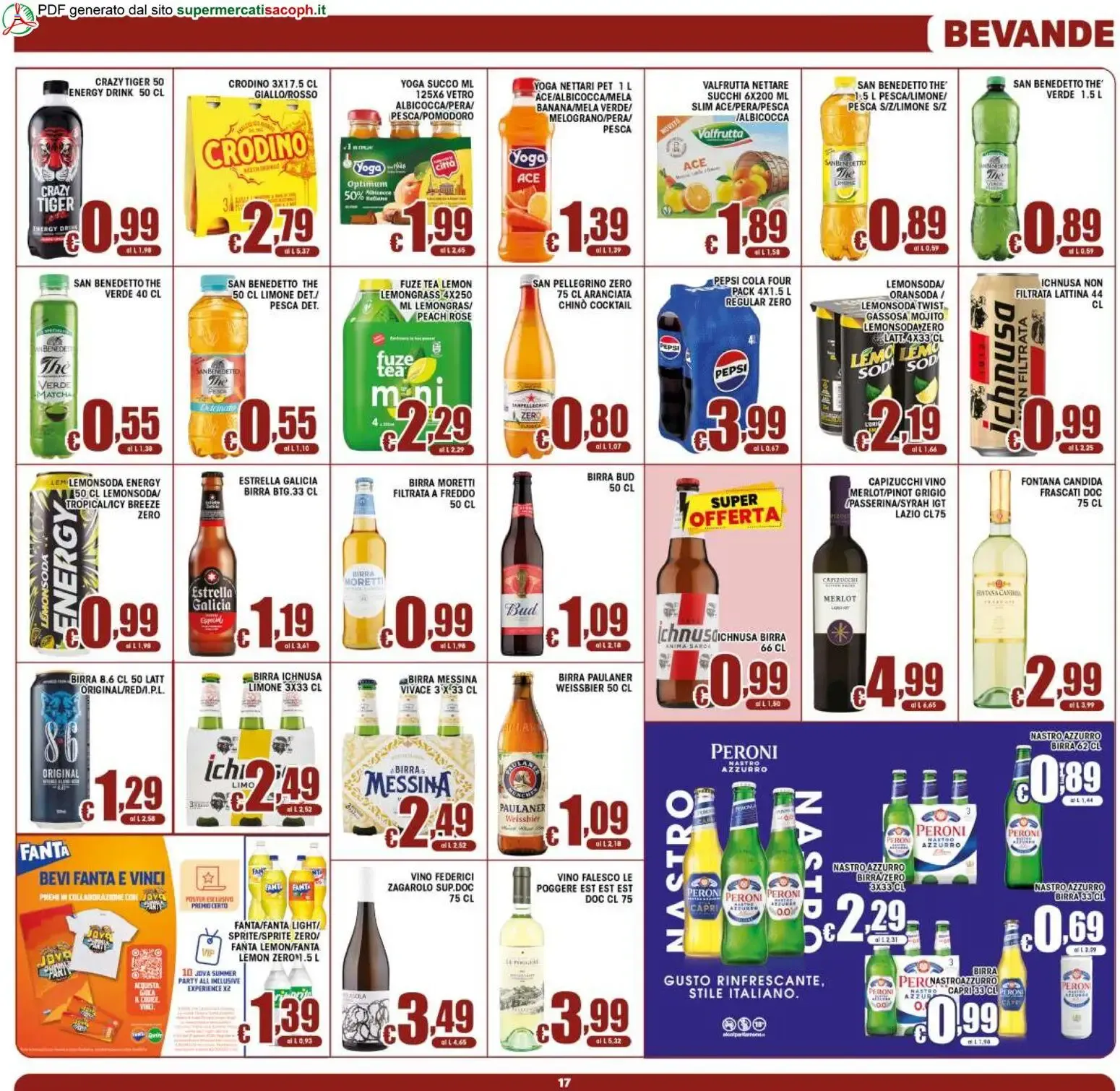 Sacoph volantino dal 10/07/2026 - online Offerte da 10 luglio a 21 luglio di 2026 - Pagina del volantino 17