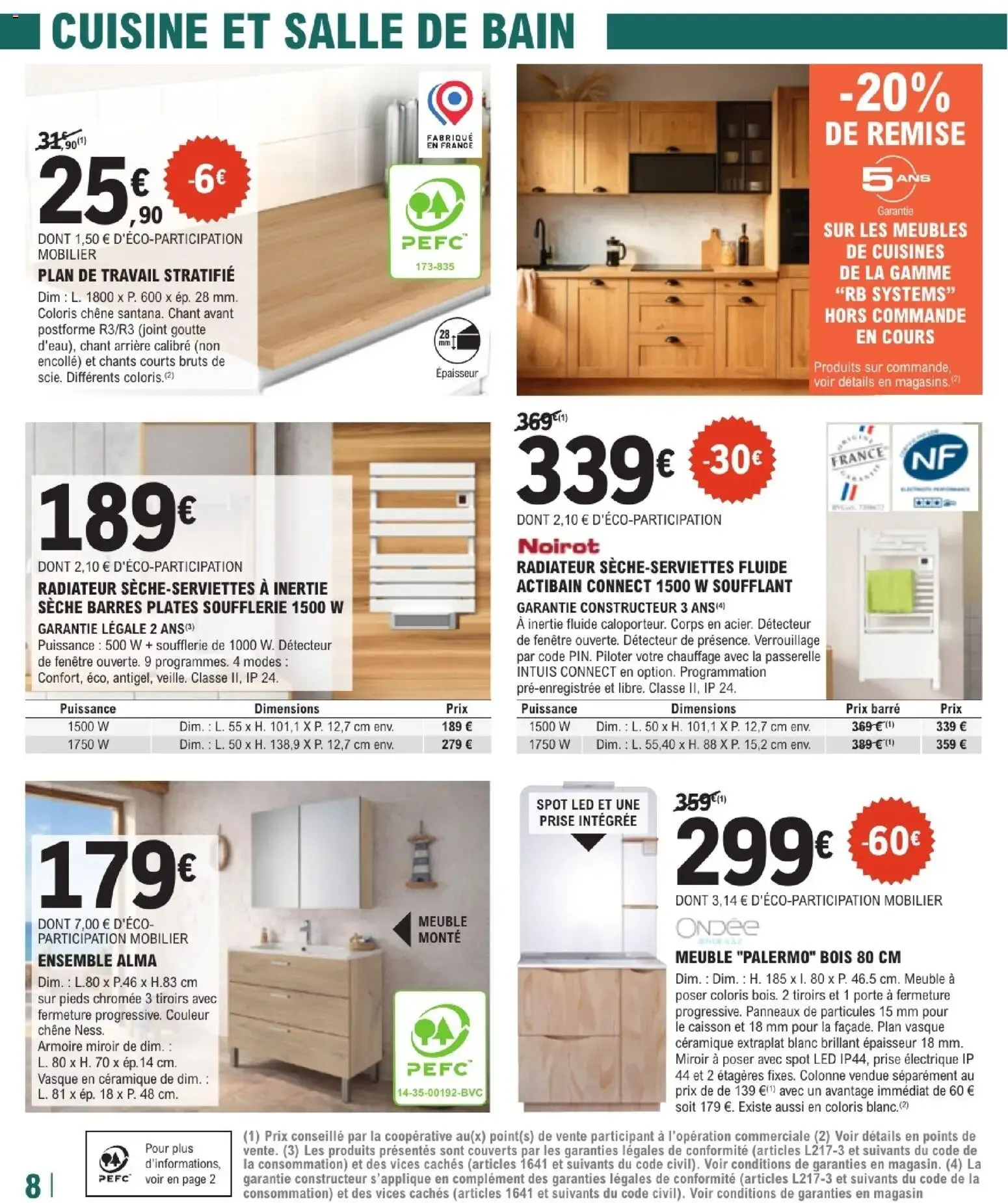 Brico E.Leclerc - La Sélection Aménagement Intérieur du 22 septembre au 10 octobre 2026 - Catalogue page 8