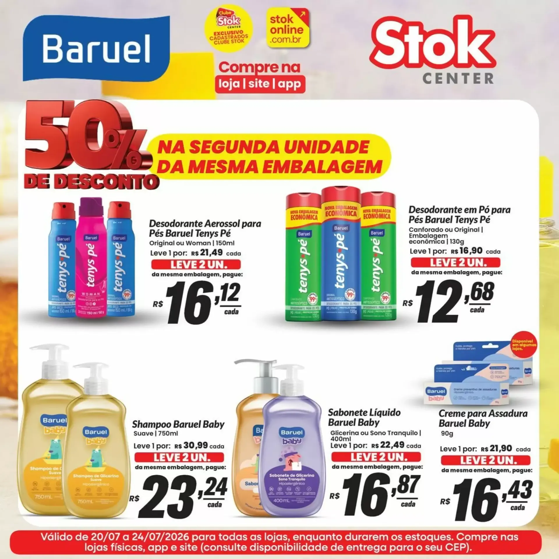 Encarte de Encarte Stok Center 20 de julho até 24 de julho 2026 - Pagina 1