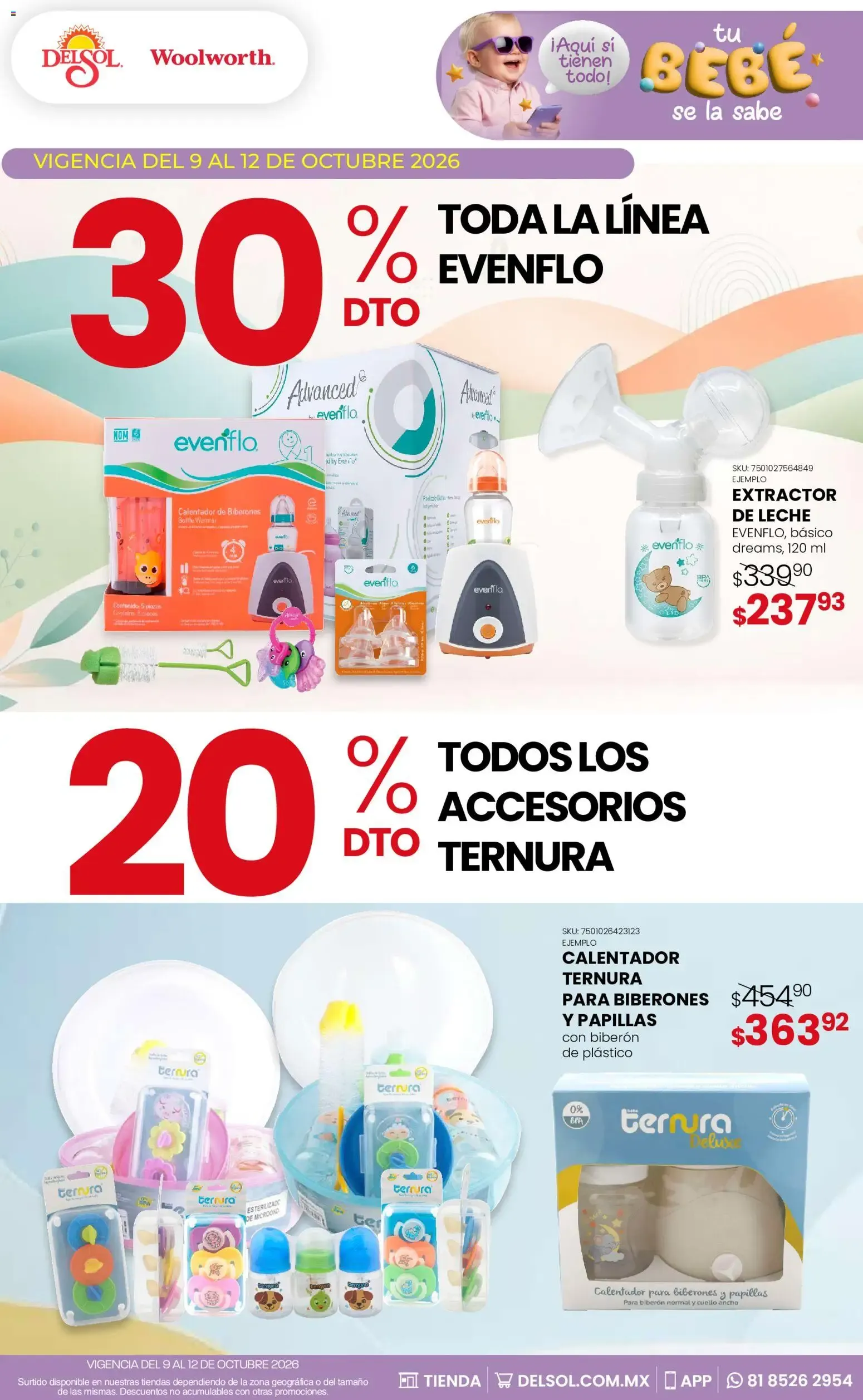 Catálogo de Del Sol y Woolworth catálogo Tu bebé se la sabe (09/10/2026 - 12/10/2026) - catálogo en línea 9 de octubre al 12 de octubre 2026 - Pagina 4