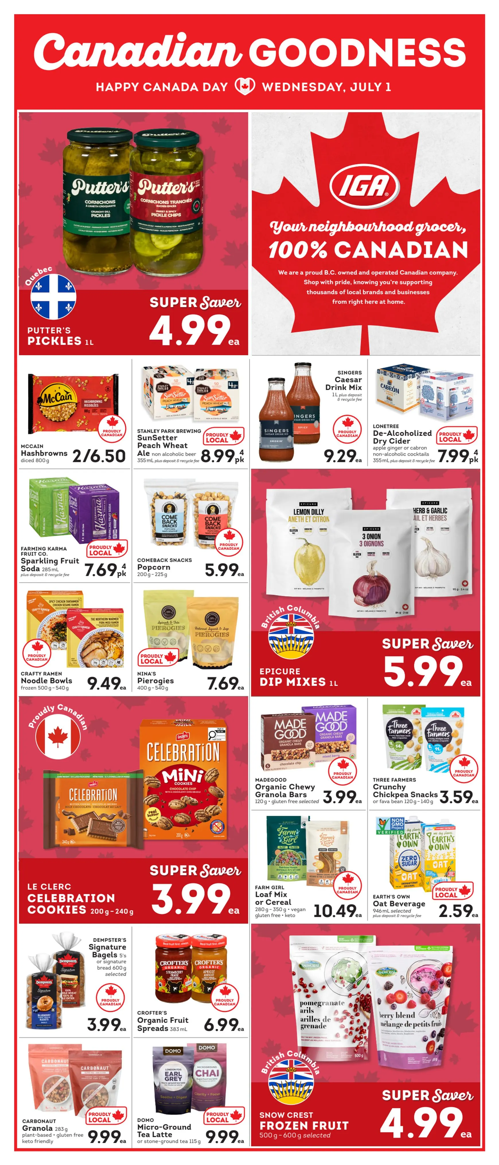 Weekly ad IGA Celebrate CANADA from June 26 to July 2 2026 - Page 3