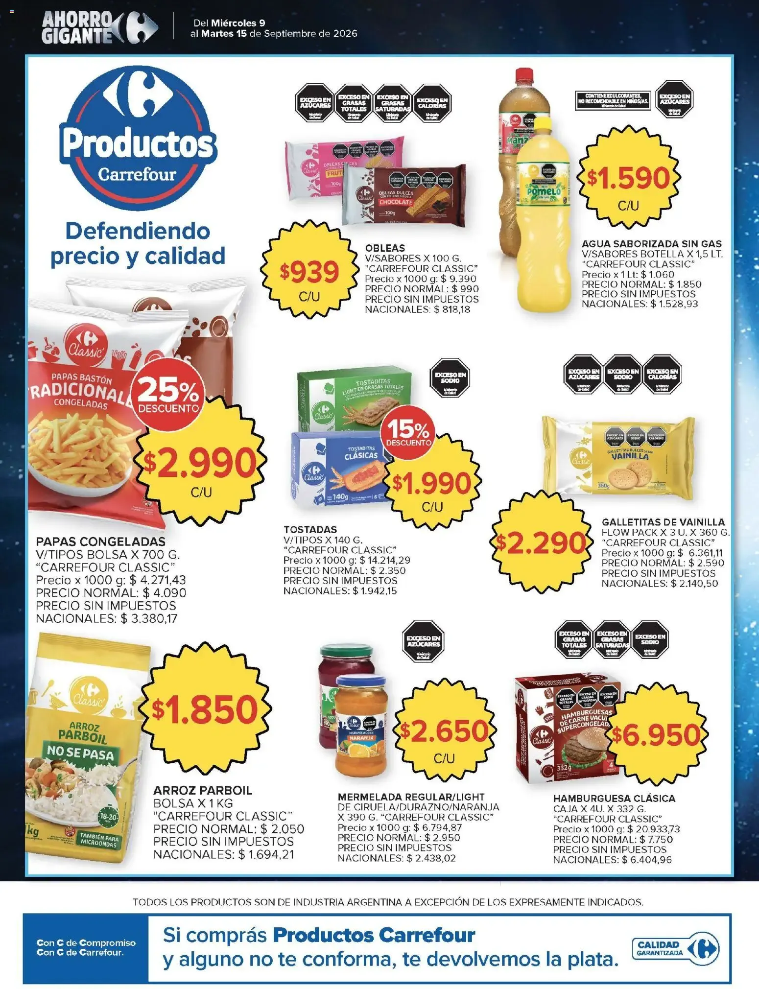 Ofertas de Carrefour Market catálogo del 09/09/2026 - 15/09/2026 9 de septiembre al 15 de septiembre 2026 - Página 18 del catálogo