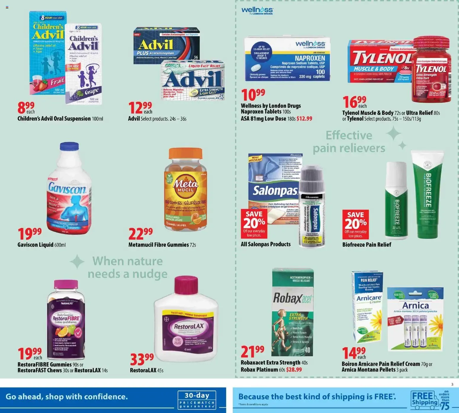 London Drugs flyer - Healthy Savings Event from Sep 3, 2026 > weekly specials & deals from September 3 to September 23 2026 - flyer page 3