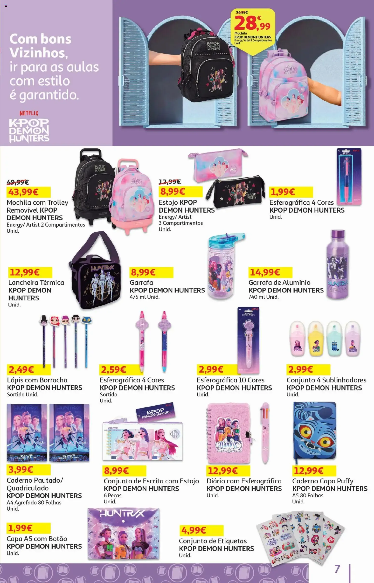 Folheto Auchan - Folheto Escolar » de 05/08/2026 - 03/09/2026 de 5 de agosto até 3 de setembro 2026 - Pagina 7