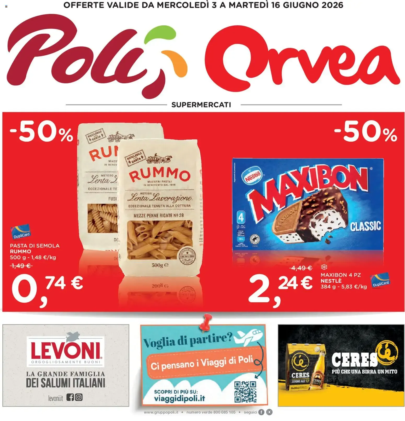 Poli volantino dal 03/06/2026 - online Offerte da 3 giugno a 16 giugno di 2026 - Pagina del volantino 1