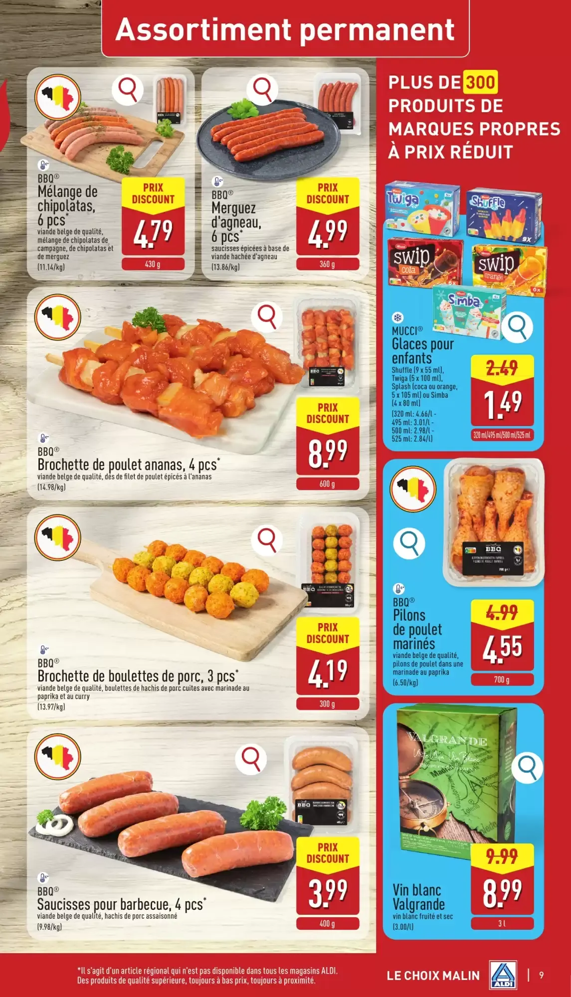 ALDI Dépliant du 13/07 au 18/07 van 13 juli tot 18 juli 2026 - folder pagina 9
