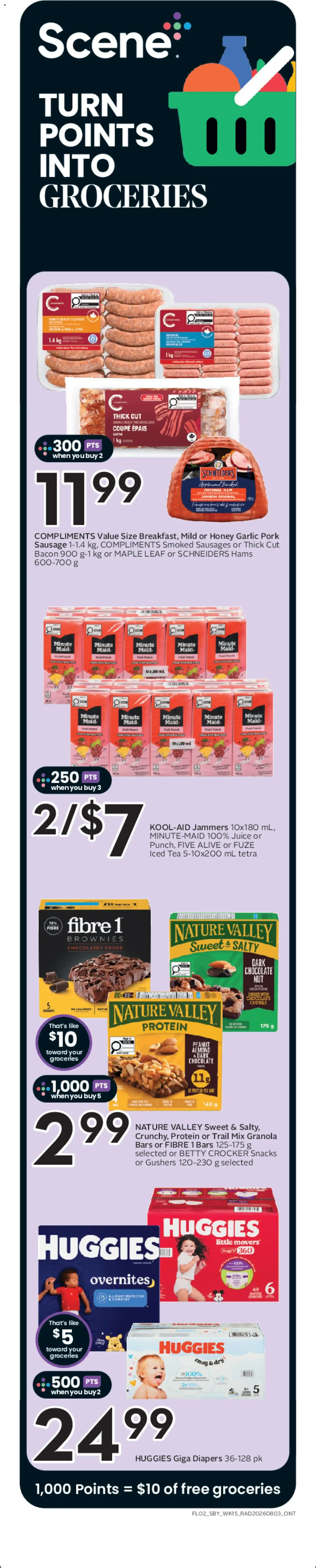 Sobeys weekly flyer / circulaire from August 6 to August 12 2026 - flyer page 3