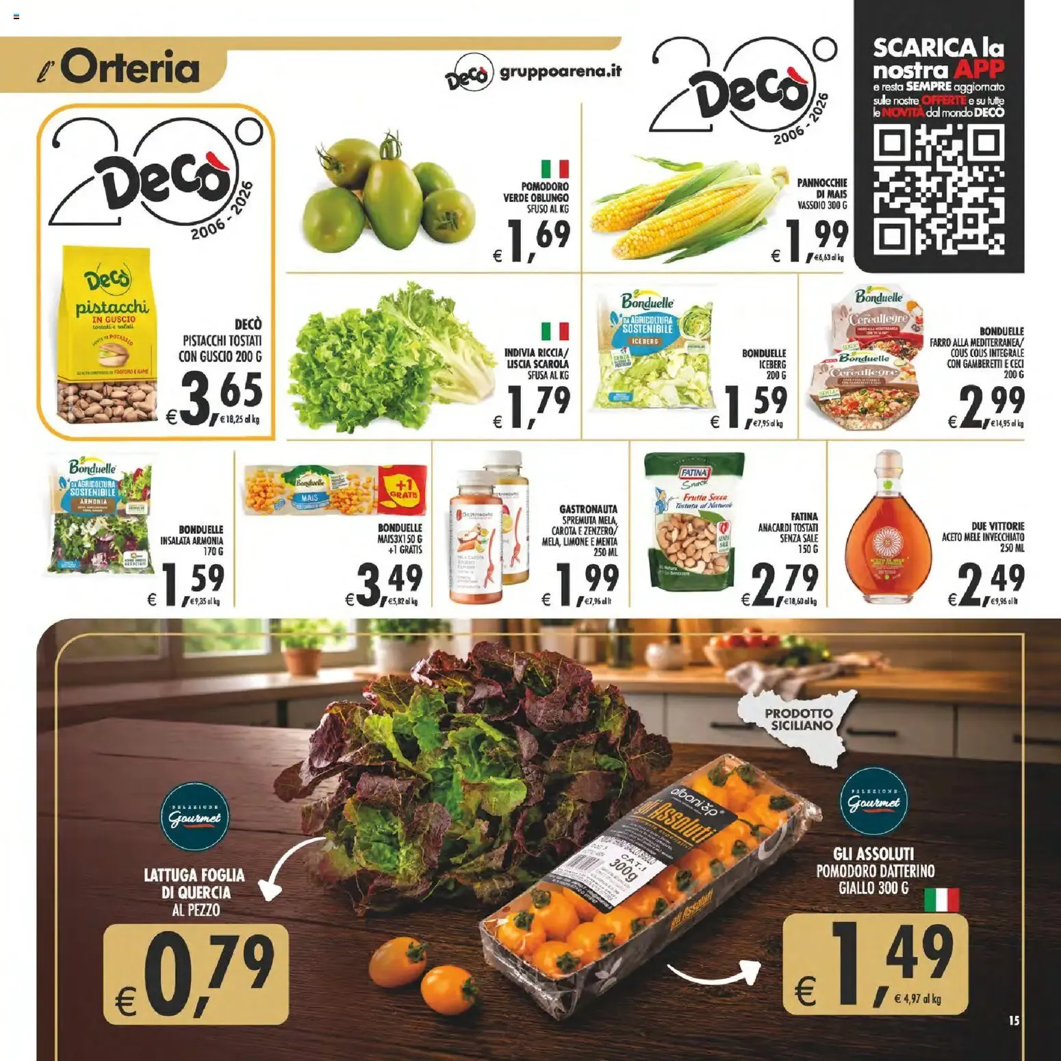 Decò Gourmet: Porta in tavola la freschezza da 31 luglio a 10 agosto di 2026 - Pagina del volantino 15