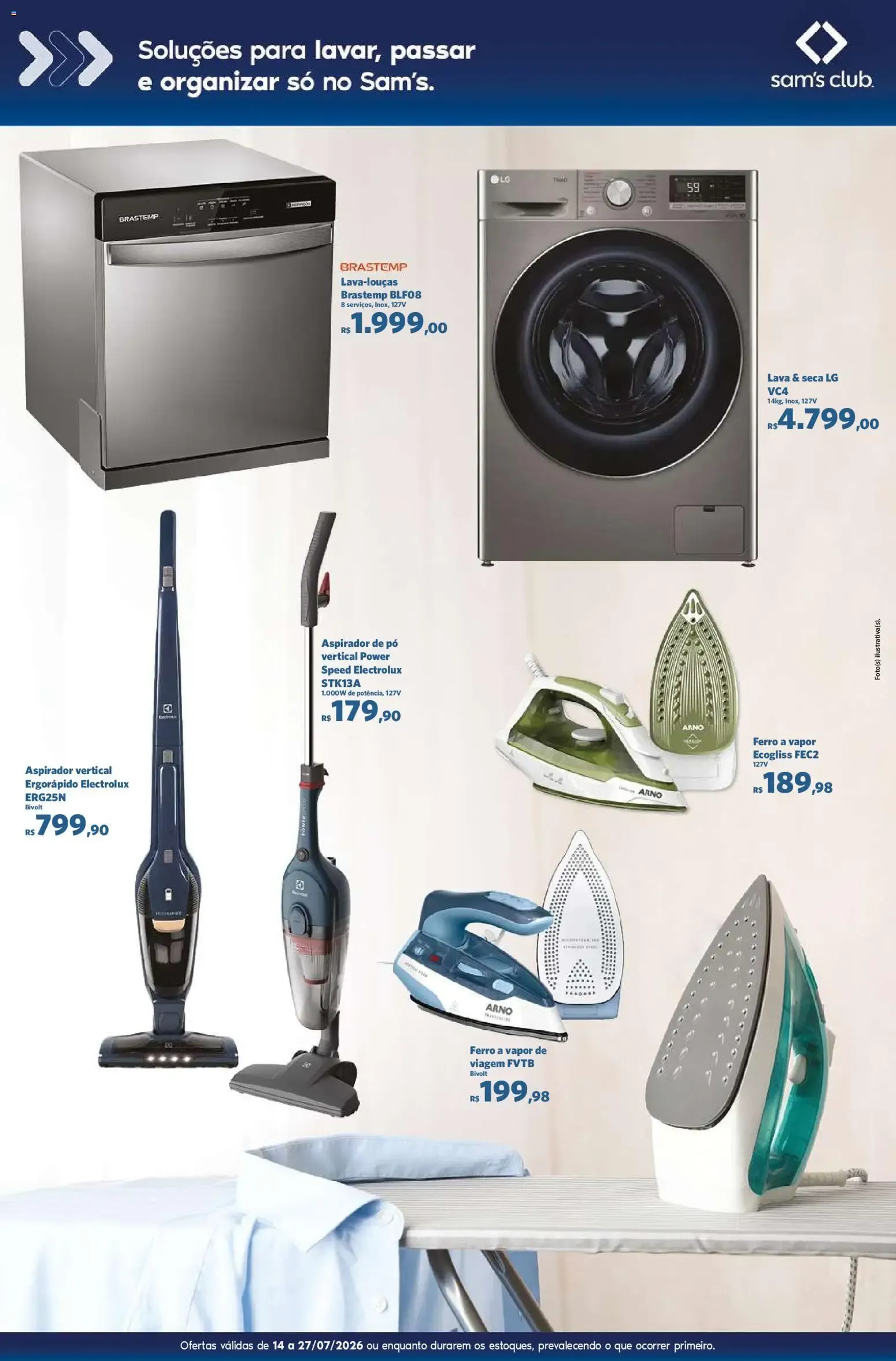 Encarte de Sam's Club ofertas Casa Limpa de 14/07/2026 | Promoções Online 14 de julho até 27 de julho 2026 - Pagina 11