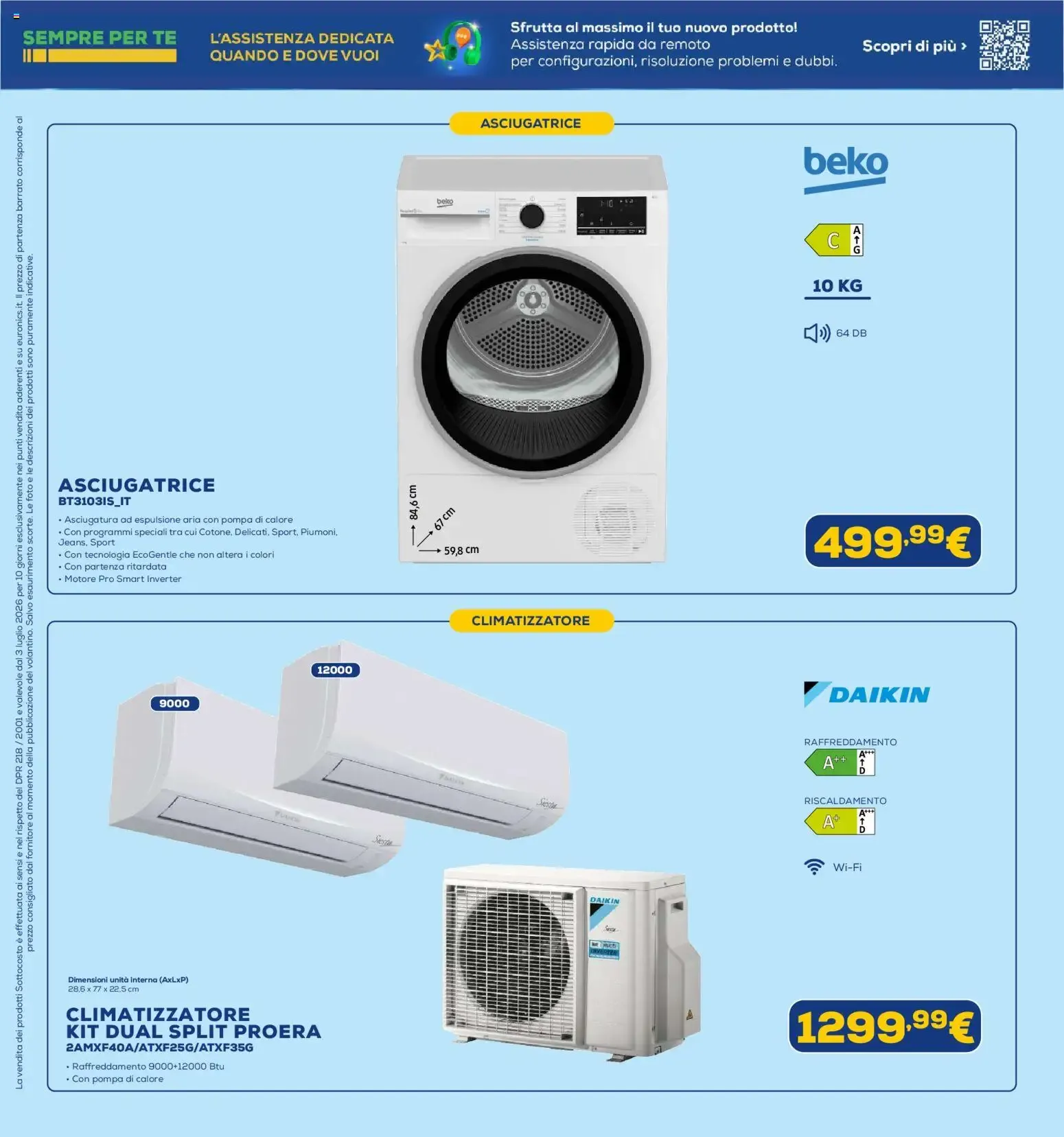 Euronics SOTTO COSTO - Dal 3 al 12 Luglio da 3 luglio a 12 luglio di 2026 - Pagina del volantino 8