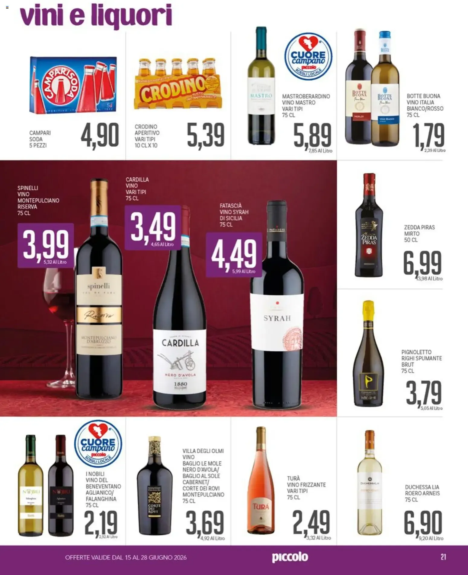 Piccolo volantino dal 15/06/2026 - online Offerte da 15 giugno a 28 giugno di 2026 - Pagina del volantino 20